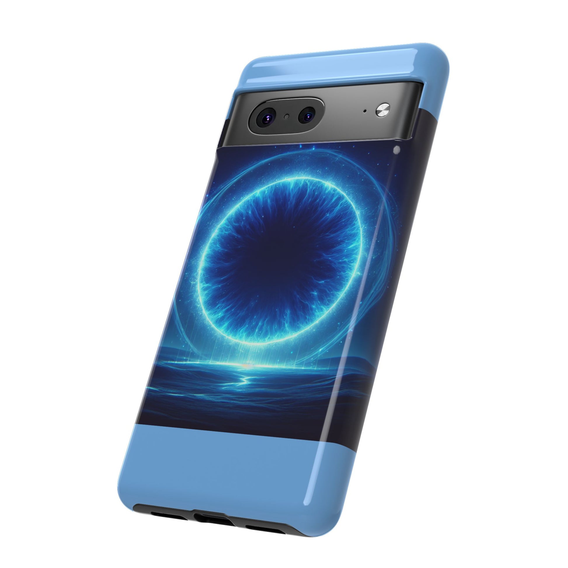 Blue Galaxy Phone Case, Tough Phone Cover, Cosmic Protection Case, Space Design, Gift for Space Lovers