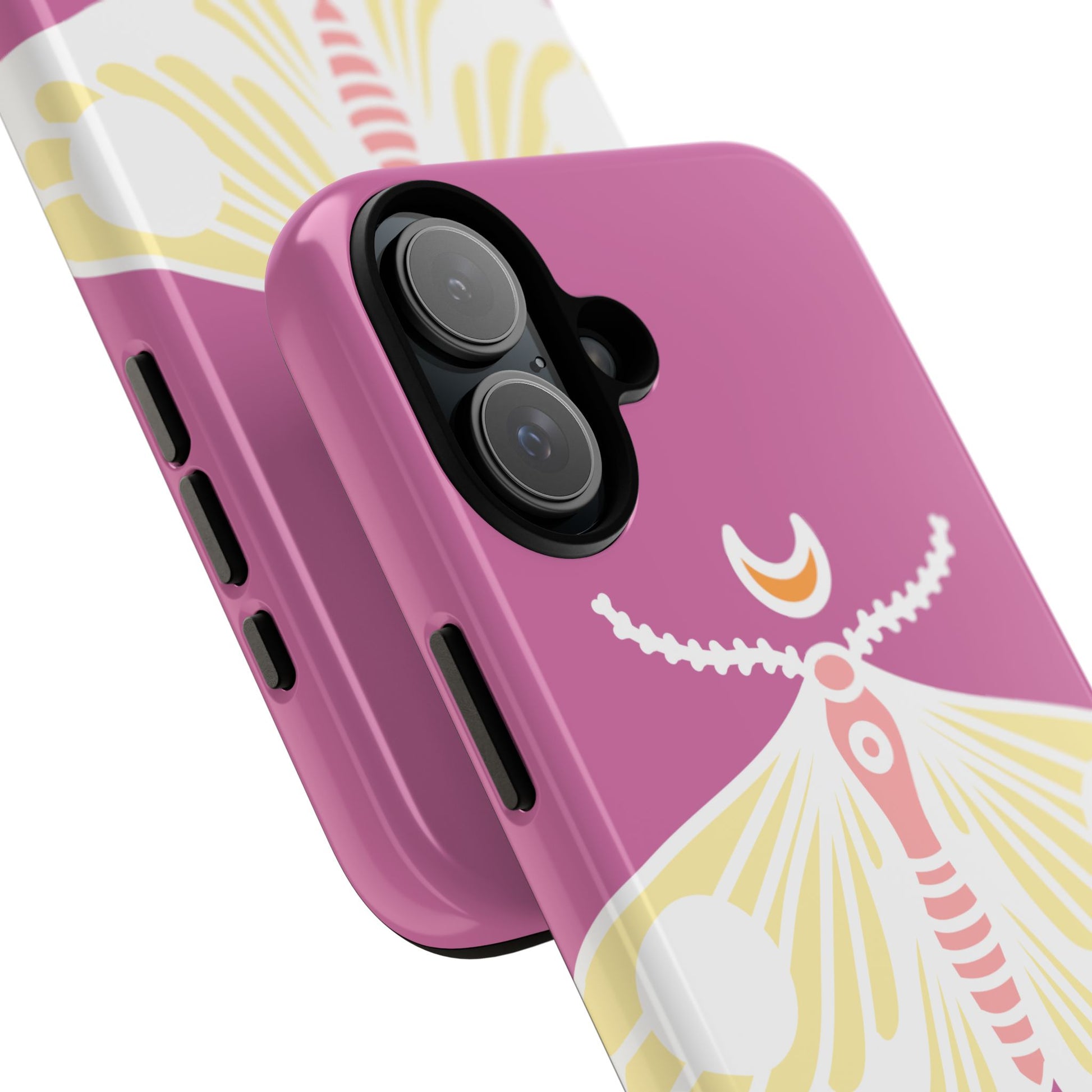 Colorful Moth Phone Case | Tough Cases for iPhone, Unique Gift, Nature Lovers, Boho Style, Trendy Accessories