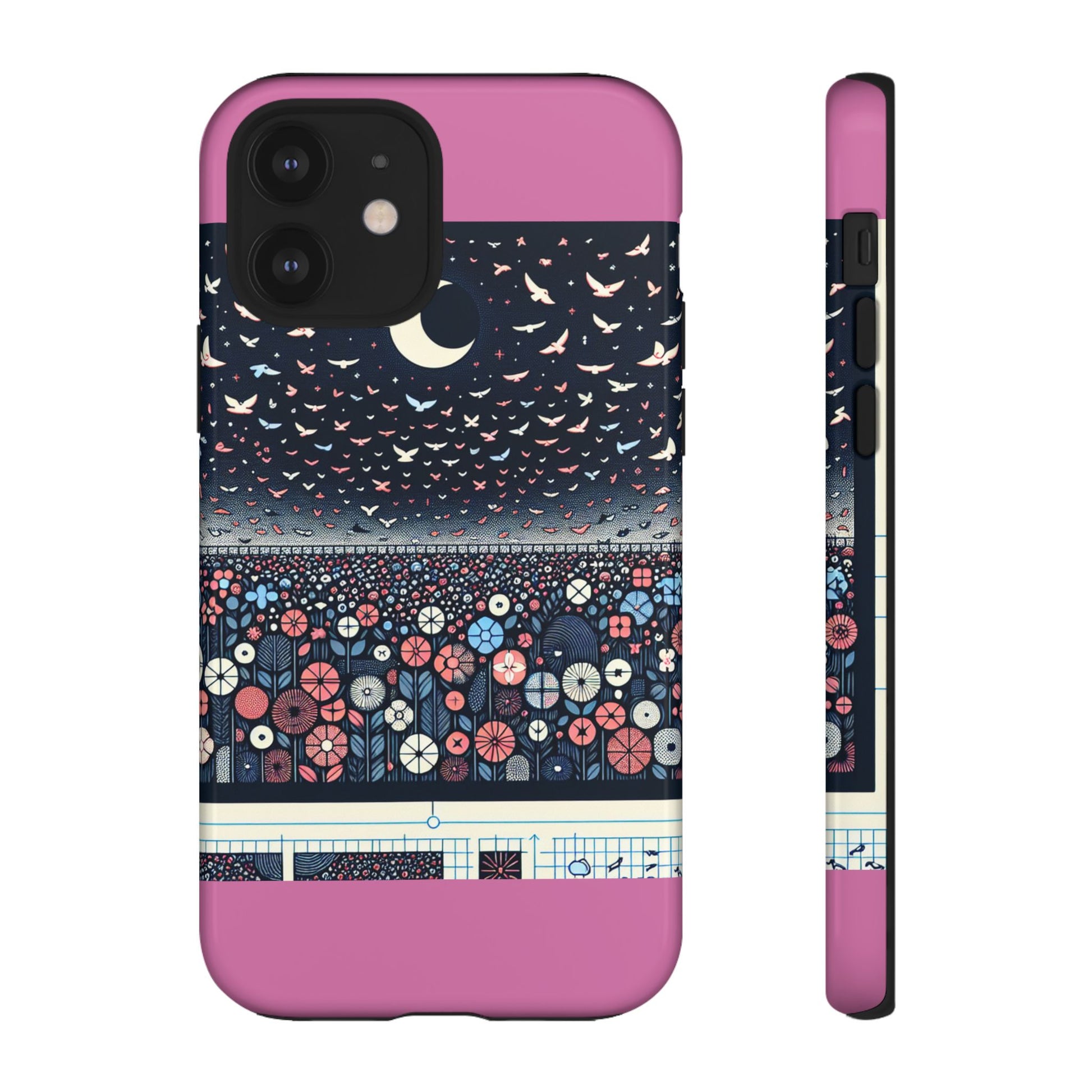 Floral Phone Case, Tough Cases for iPhone, Nature-Inspired Design, Gift for Her, Stylish Protection, Trending Accessory