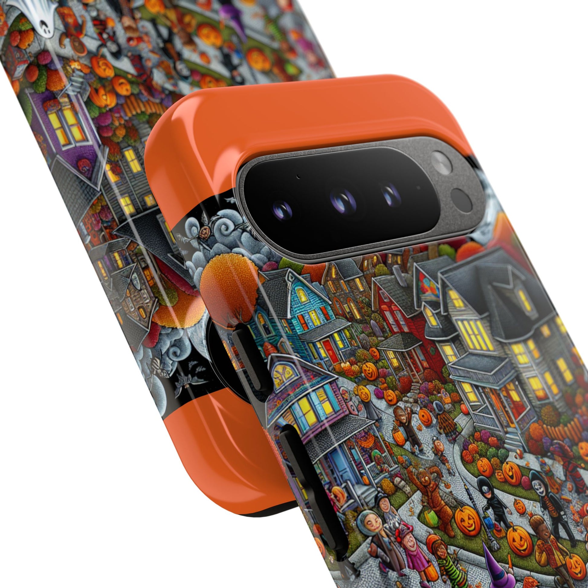 Halloween Phone Case, Tough Cases for Spooky Season, Fall Decor, Trick or Treat, Pumpkin Lovers, Ghost Design