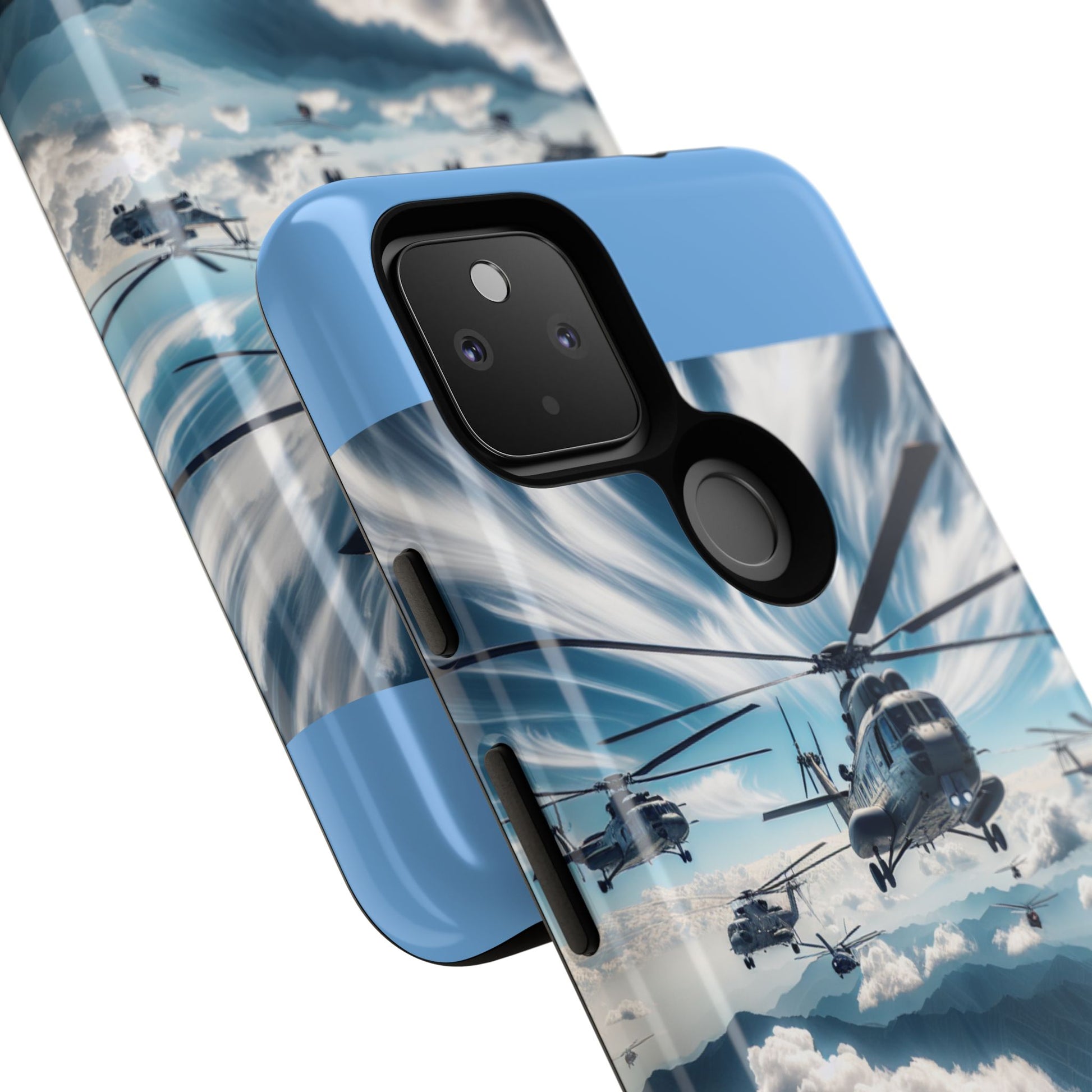 Tough Cases - Helicopter Design Phone Case, Military Style Cover, Unique Gift for Aviation Lovers, Durable Phone Protector, Hobbyist [...]