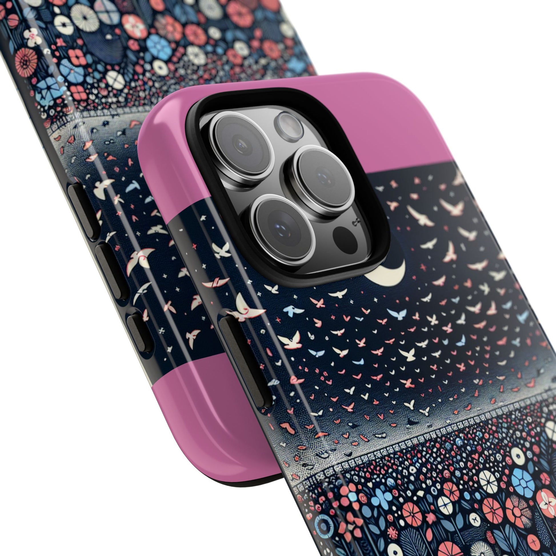 Floral Phone Case, Tough Cases for iPhone, Nature-Inspired Design, Gift for Her, Stylish Protection, Trending Accessory