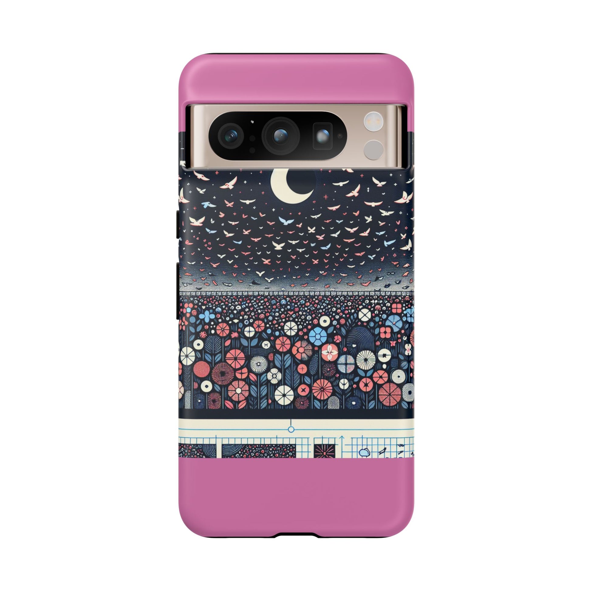 Floral Phone Case, Tough Cases for iPhone, Nature-Inspired Design, Gift for Her, Stylish Protection, Trending Accessory