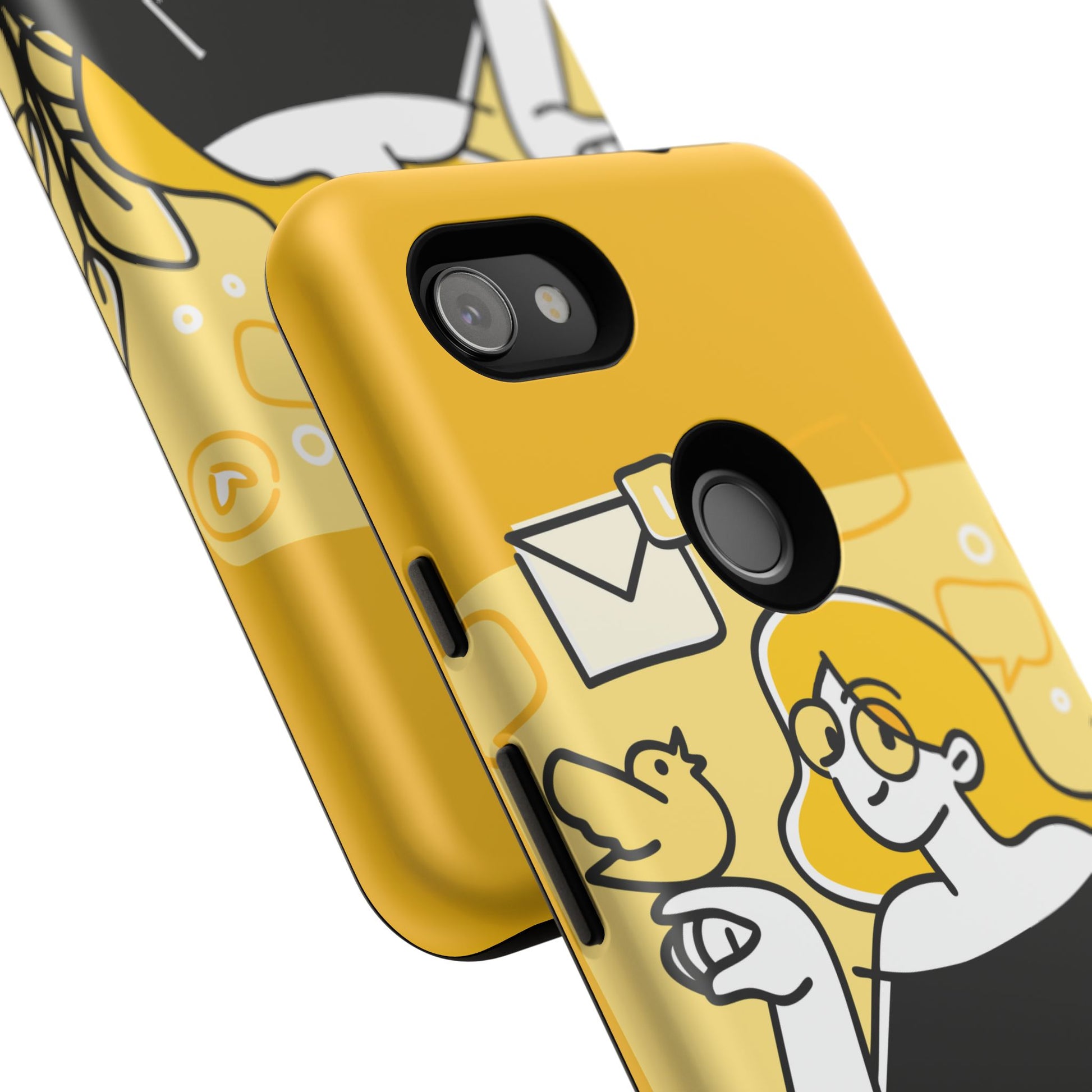 Chic Phone Case with Playful Design, Smartphone Cover, Unique Gift, Trendy Accessory, Eco-Friendly Case