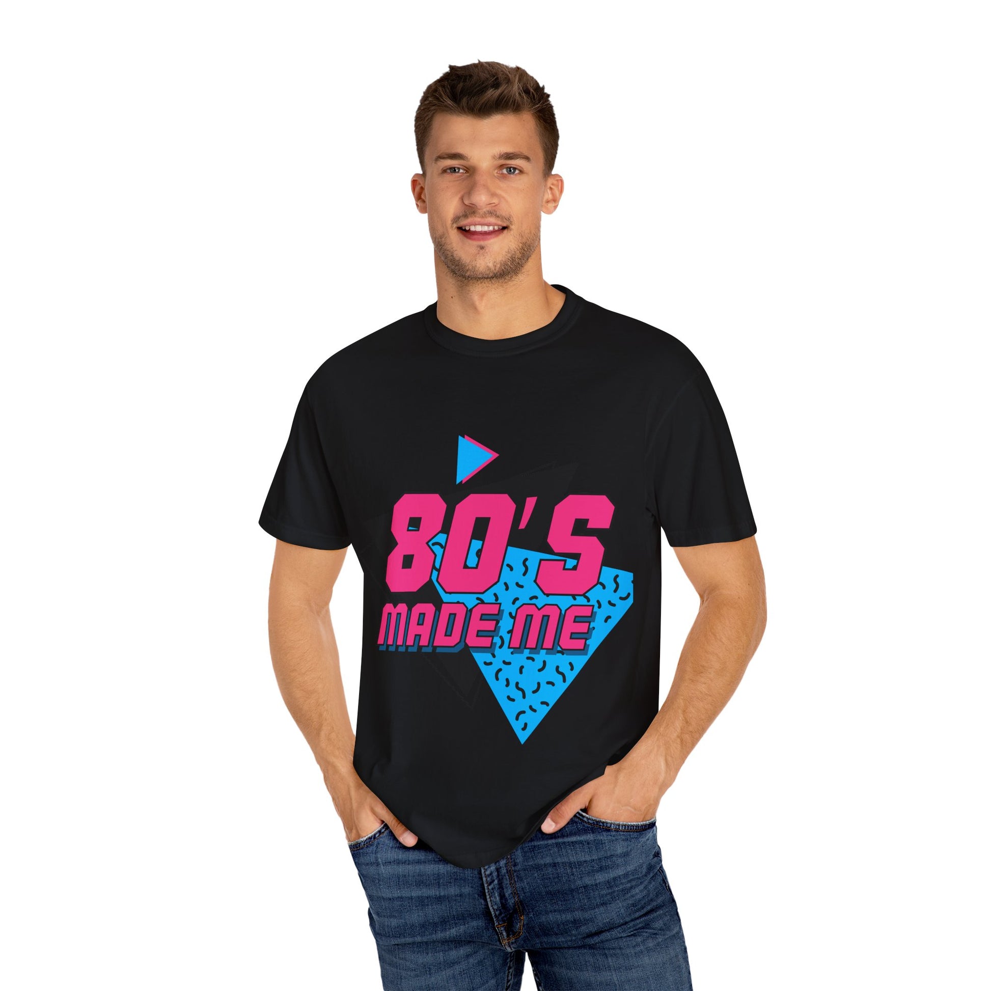 Retro 80's Graphic T-shirt, Unisex Casual Wear, Vintage Party Outfit, Gift for Retro Lovers, Fun Statement Tee
