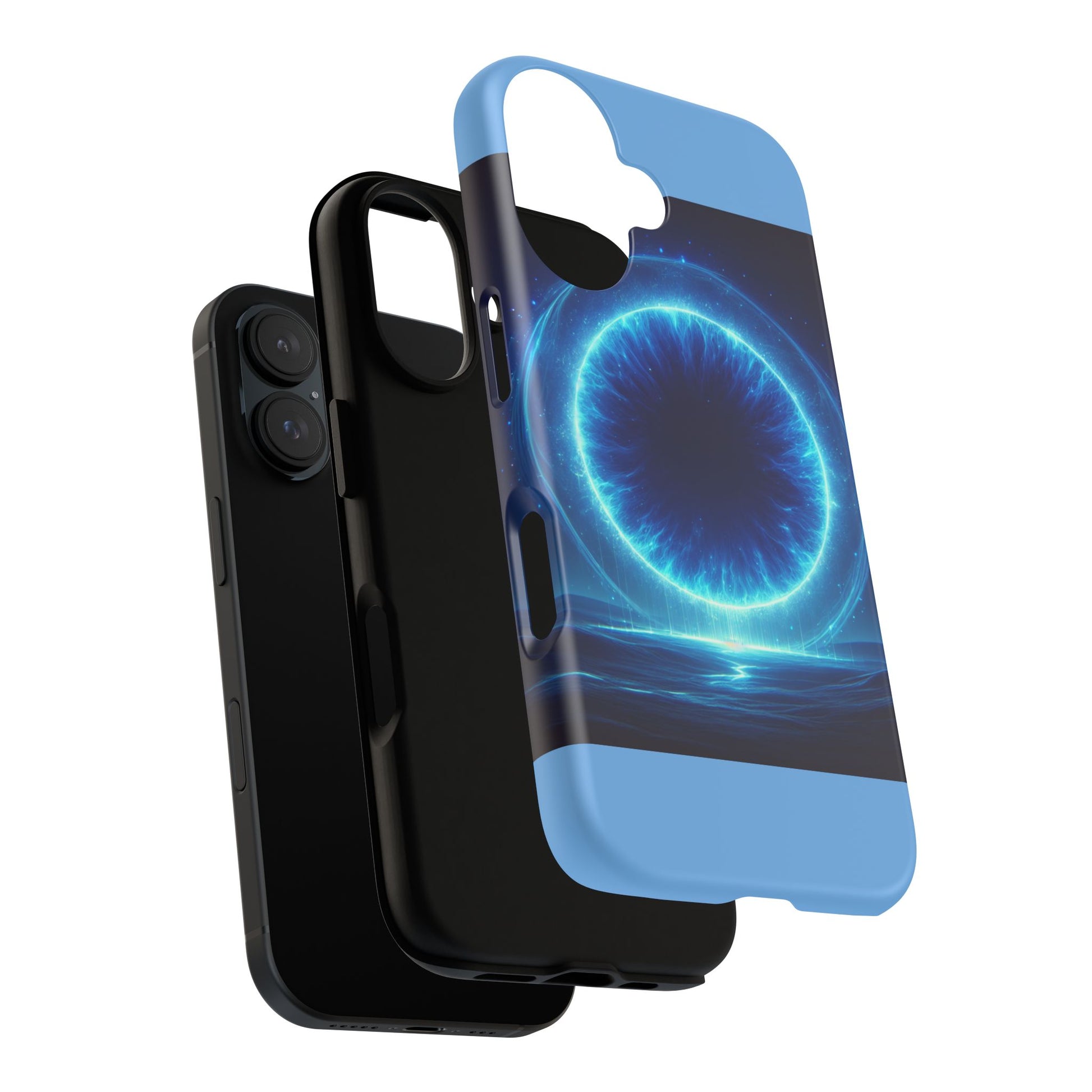Blue Galaxy Phone Case, Tough Phone Cover, Cosmic Protection Case, Space Design, Gift for Space Lovers