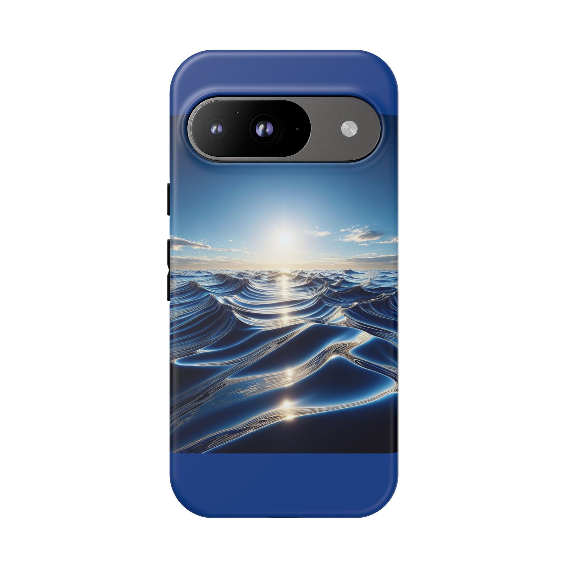 Ocean Wave Phone Case, Tough Phone Cover, Stylish Cell Case, Gift for Beach Lovers, Customizable Phone Accessory