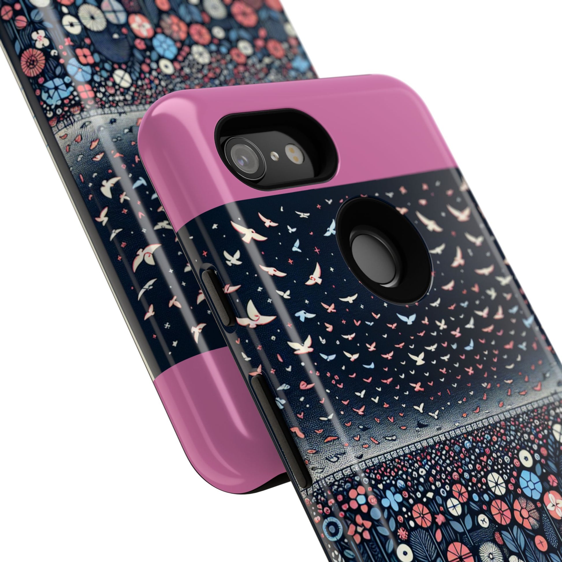 Floral Phone Case, Tough Cases for iPhone, Nature-Inspired Design, Gift for Her, Stylish Protection, Trending Accessory