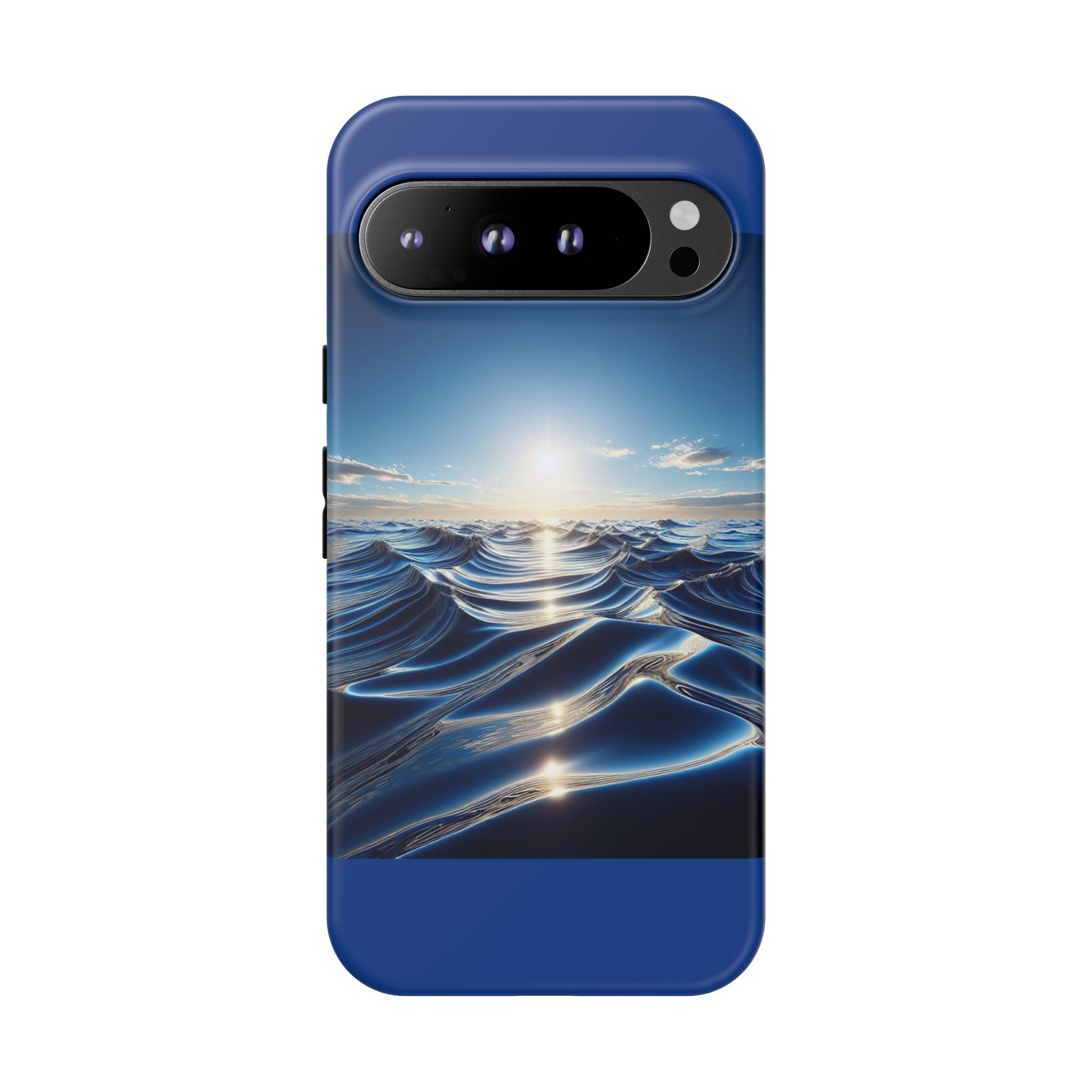 Ocean Wave Phone Case, Tough Phone Cover, Stylish Cell Case, Gift for Beach Lovers, Customizable Phone Accessory