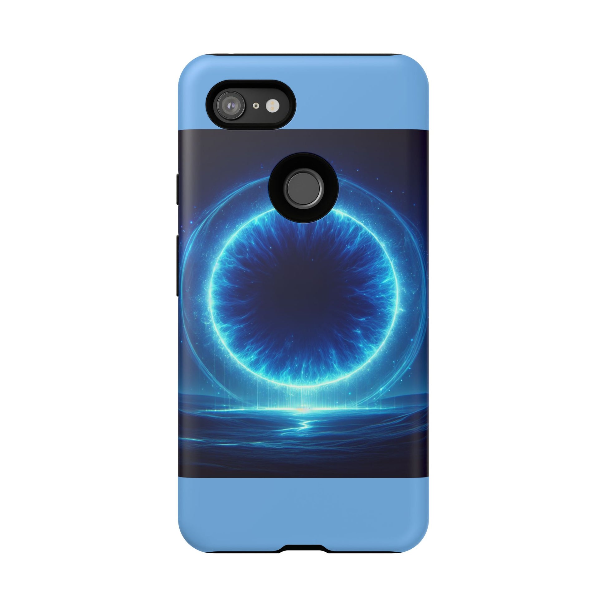Blue Galaxy Phone Case, Tough Phone Cover, Cosmic Protection Case, Space Design, Gift for Space Lovers