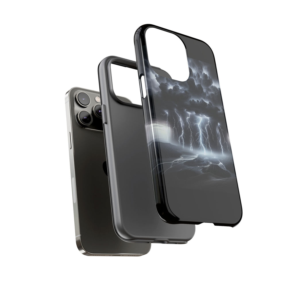 Tough Cases for the Bold: Stormy Thunder Phone Case, Lightning Protection, Durable Cover for Adventurers, Unique Gift for Nature [...]
