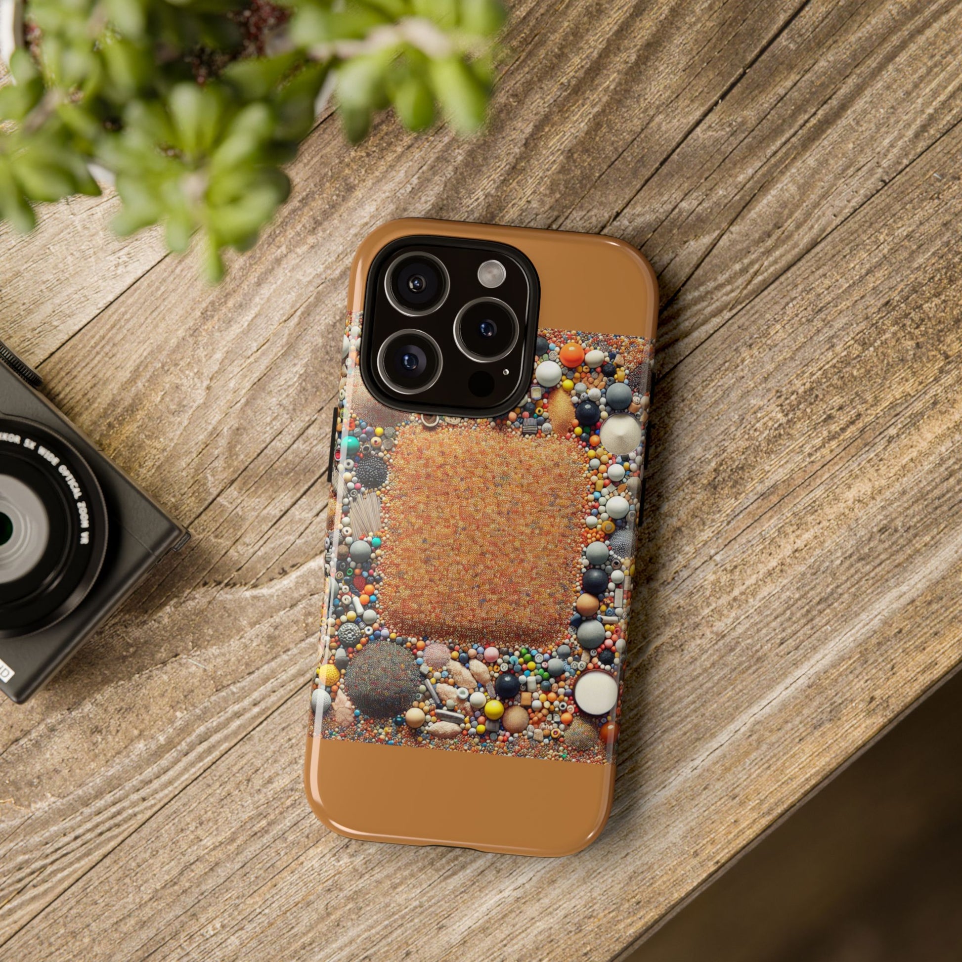 Colorful Phone Case with Unique Texture, Tough Case, Phone Accessory, Trendy Design, Gift for Tech Lovers, Durable Protection