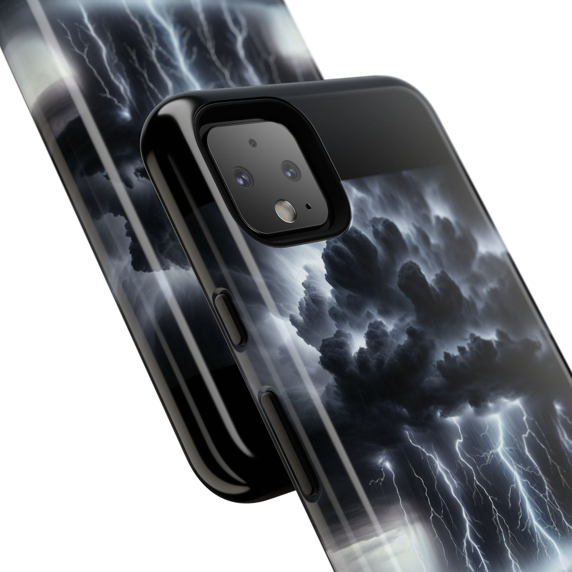 Tough Cases for the Bold: Stormy Thunder Phone Case, Lightning Protection, Durable Cover for Adventurers, Unique Gift for Nature [...]