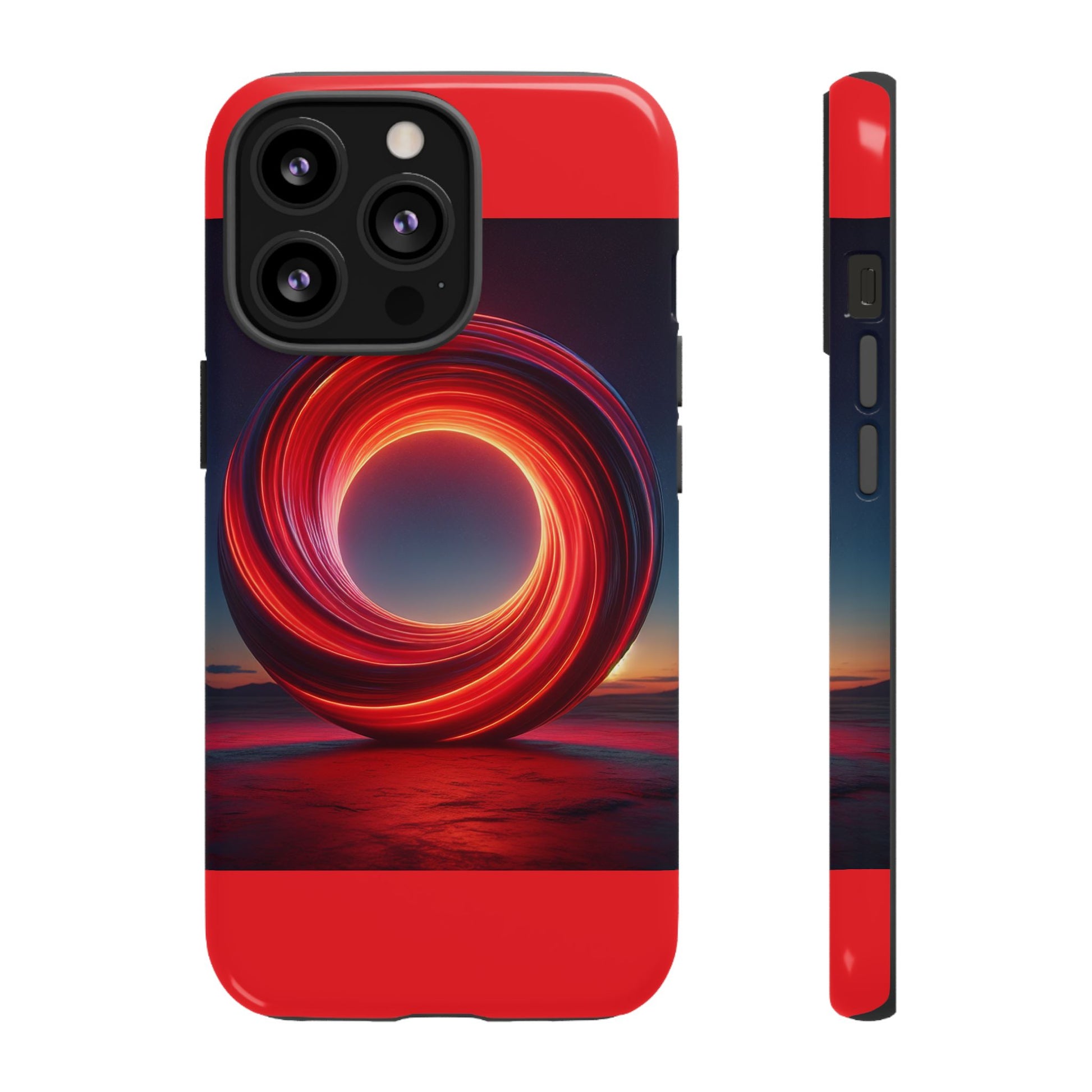 Vibrant Phone Case with Abstract Design, Tough Cases for Tech Lovers, Sleek Protection, Gift for Friends, Customizable Mobile Accessory