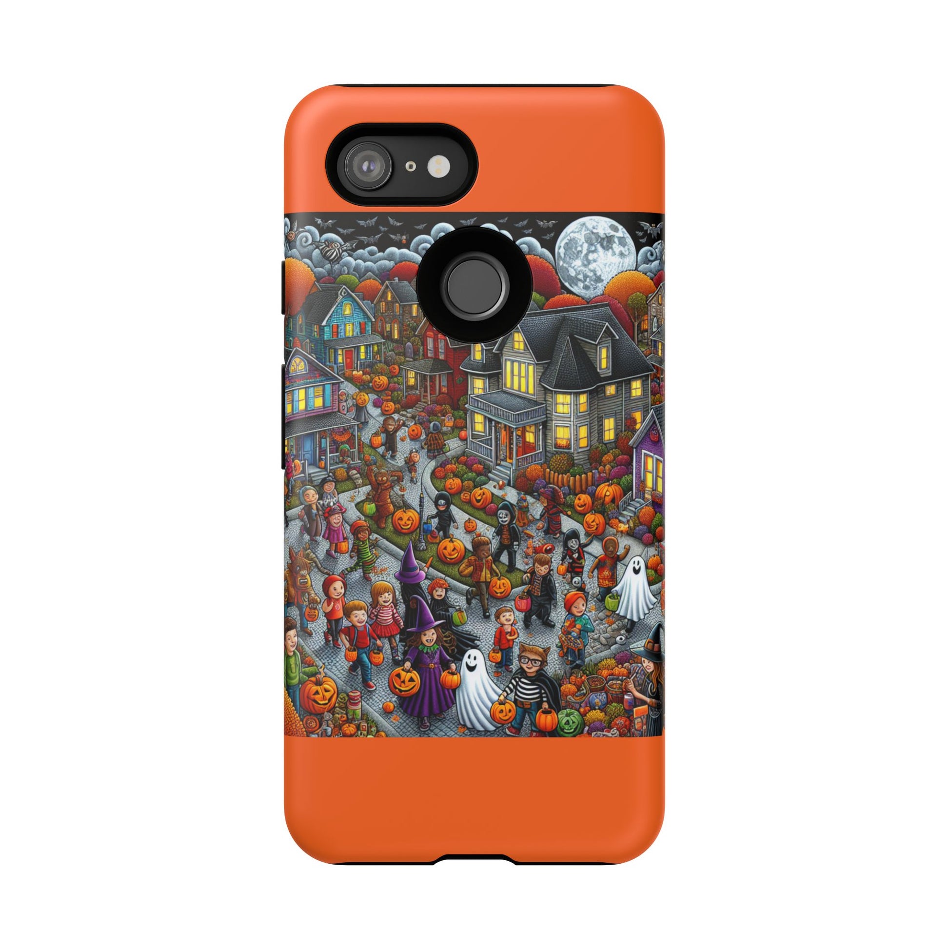 Halloween Phone Case, Tough Cases for Spooky Season, Fall Decor, Trick or Treat, Pumpkin Lovers, Ghost Design