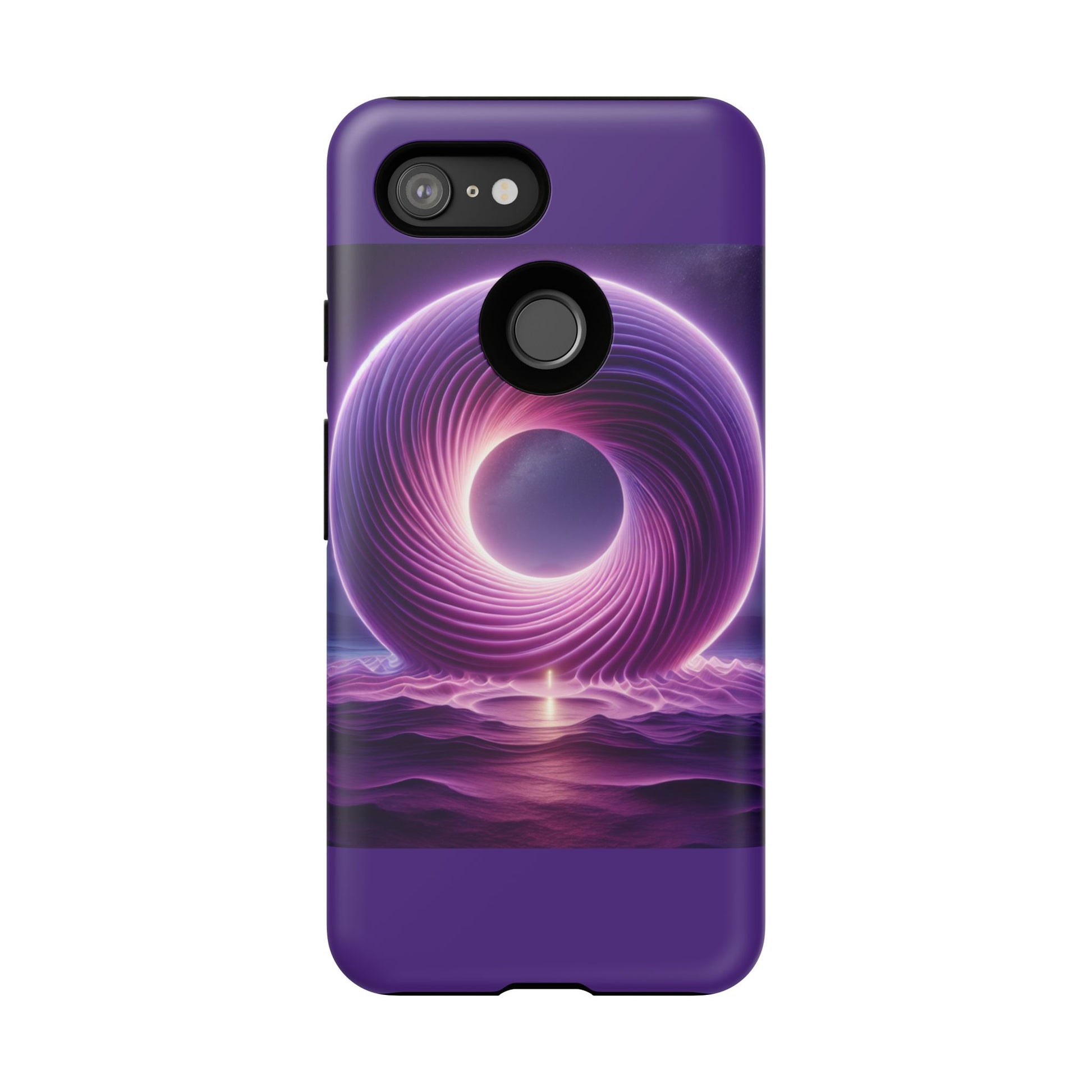 Colorful Phone Case with Swirling Design, Tough Phone Cover, Cosmic Phone Protector, Unique Gift for Tech Lovers, Stylish Smartphone Shell