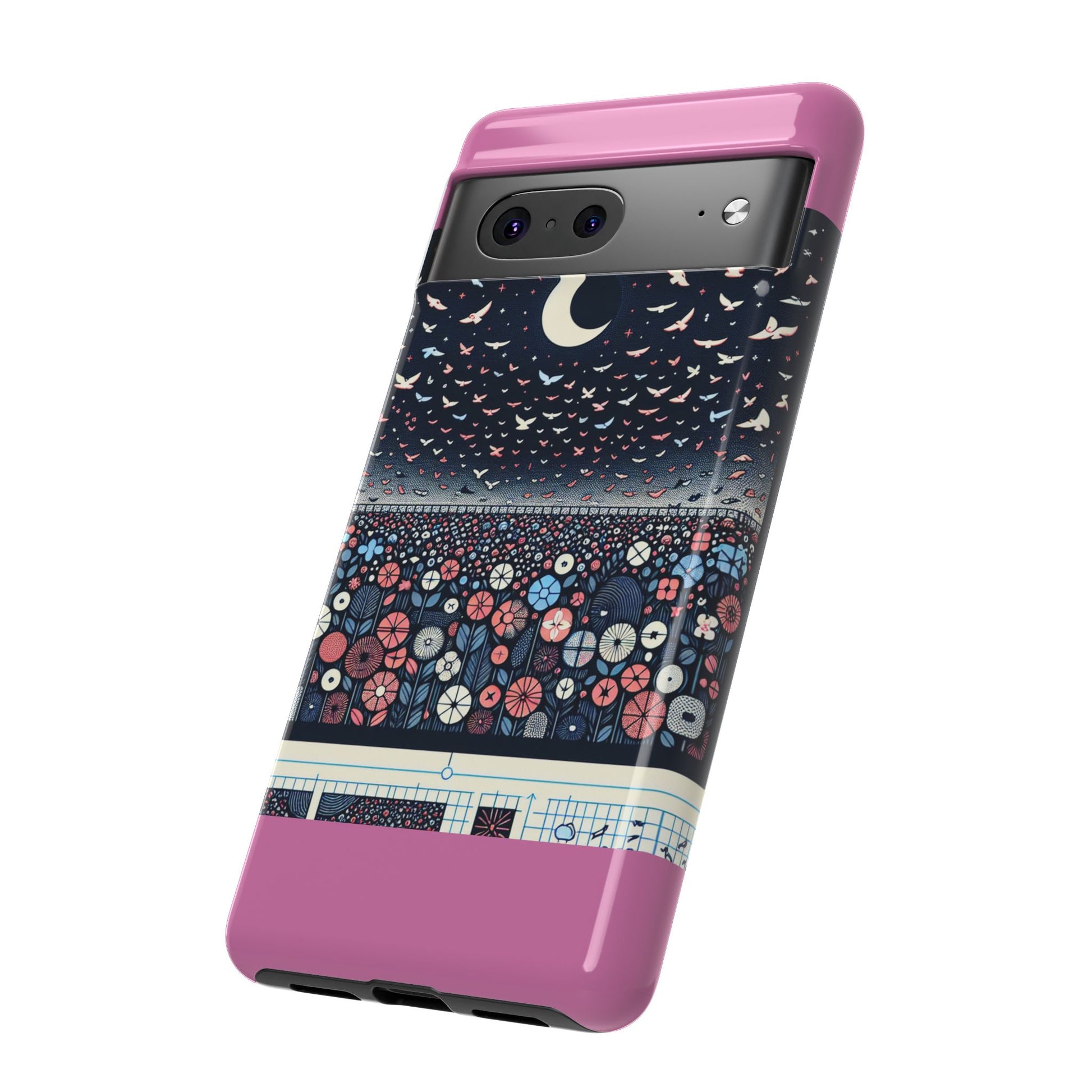 Floral Phone Case, Tough Cases for iPhone, Nature-Inspired Design, Gift for Her, Stylish Protection, Trending Accessory