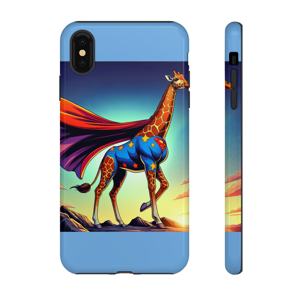 Superhero Giraffe Phone Case | Tough Cases, Unique Gifts, Animal Lover Accessories, Fun Tech Protectors, Cute Phone Covers, Birthday Gift