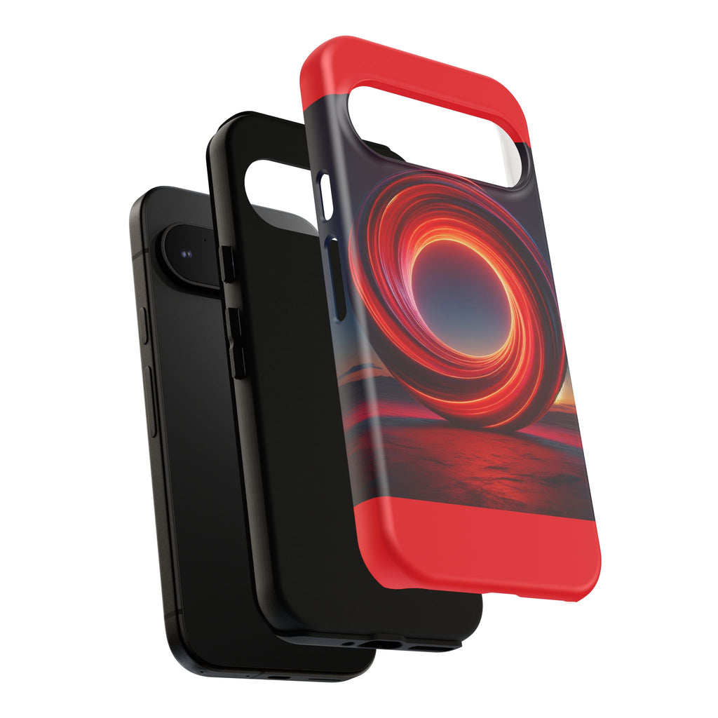 Vibrant Phone Case with Abstract Design, Tough Cases for Tech Lovers, Sleek Protection, Gift for Friends, Customizable Mobile Accessory
