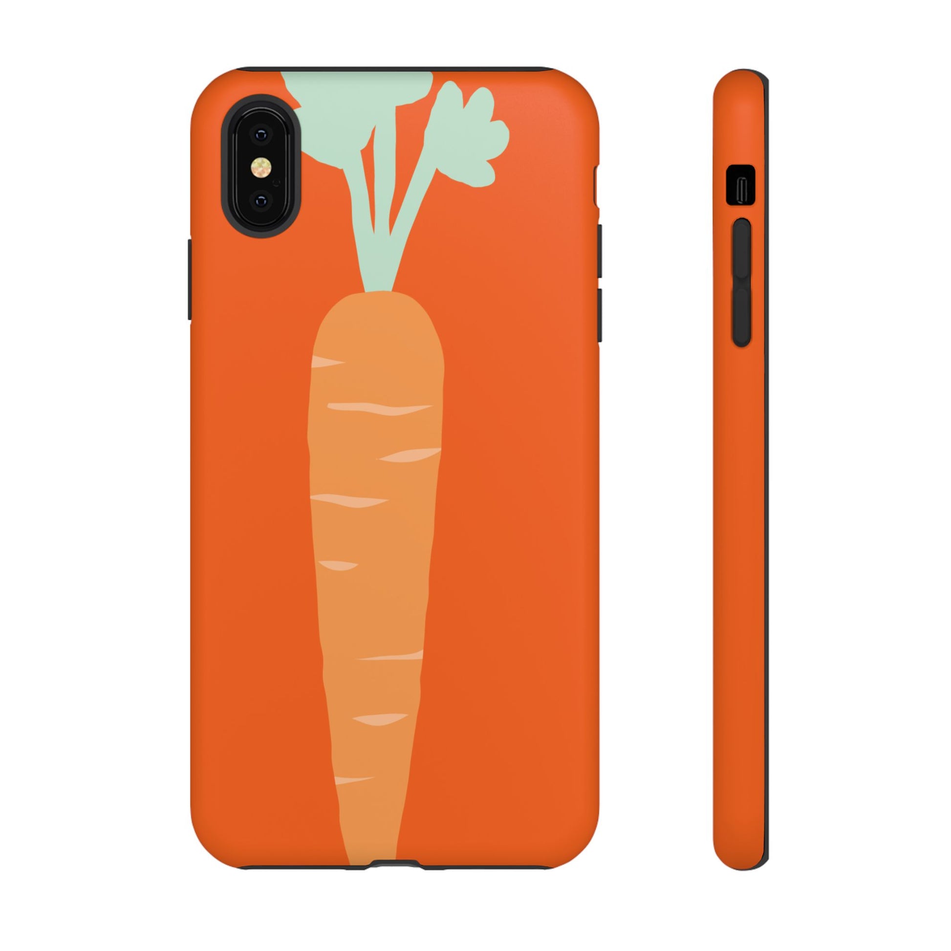 Tough Cases Carrot Phone Case, Cute Smartphone Cover, Fun Gift for Garden Lovers, Fall Decor, Vegan Accessories, Colorful Case