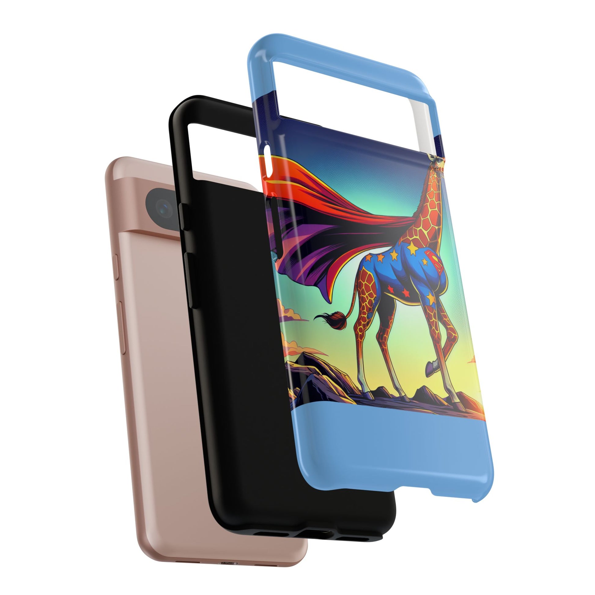 Superhero Giraffe Phone Case | Tough Cases, Unique Gifts, Animal Lover Accessories, Fun Tech Protectors, Cute Phone Covers, Birthday Gift