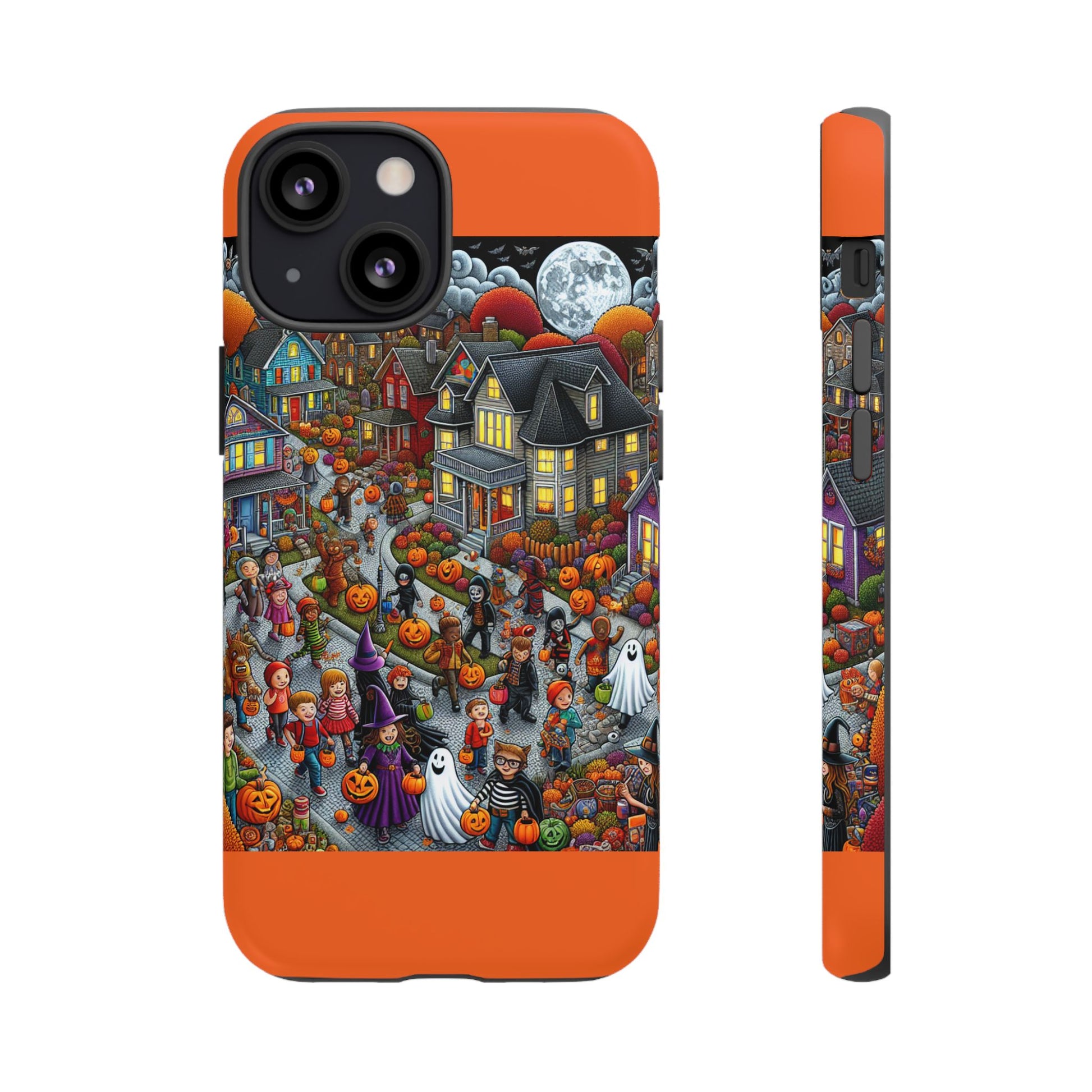 Halloween Phone Case, Tough Cases for Spooky Season, Fall Decor, Trick or Treat, Pumpkin Lovers, Ghost Design