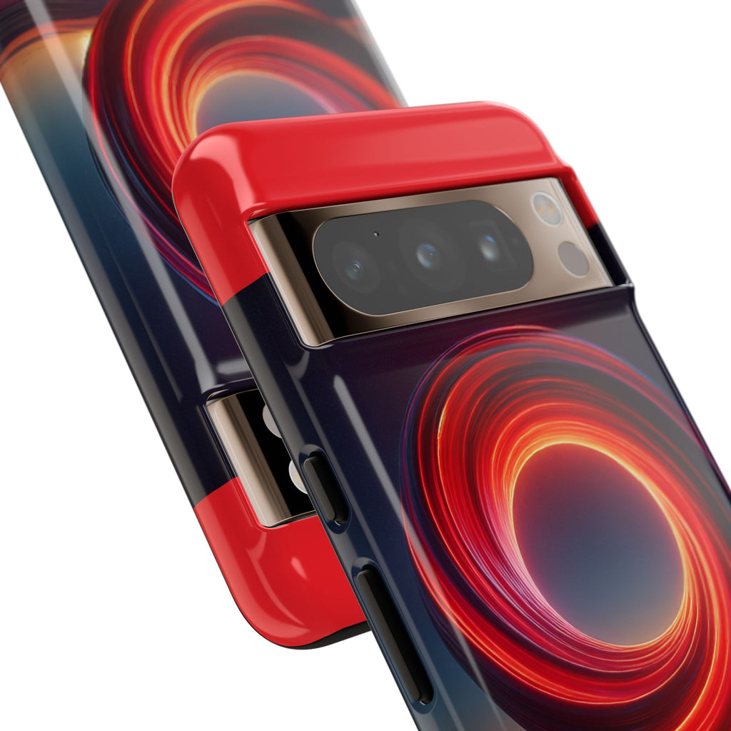 Vibrant Phone Case with Abstract Design, Tough Cases for Tech Lovers, Sleek Protection, Gift for Friends, Customizable Mobile Accessory