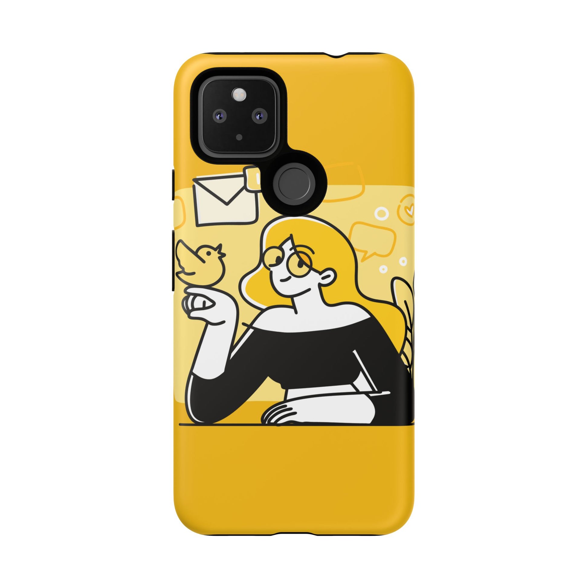 Chic Phone Case with Playful Design, Smartphone Cover, Unique Gift, Trendy Accessory, Eco-Friendly Case