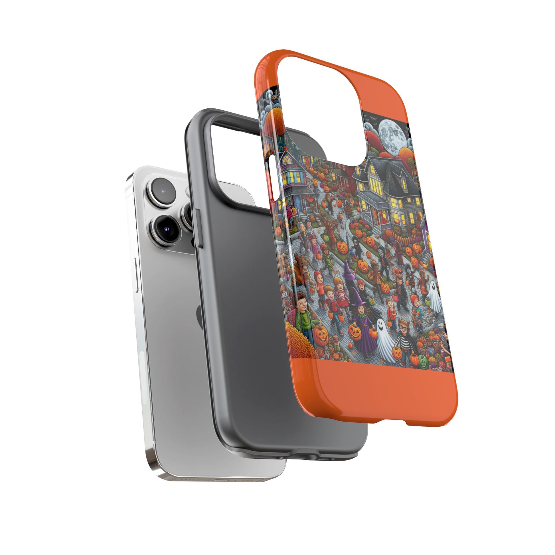 Halloween Phone Case, Tough Cases for Spooky Season, Fall Decor, Trick or Treat, Pumpkin Lovers, Ghost Design