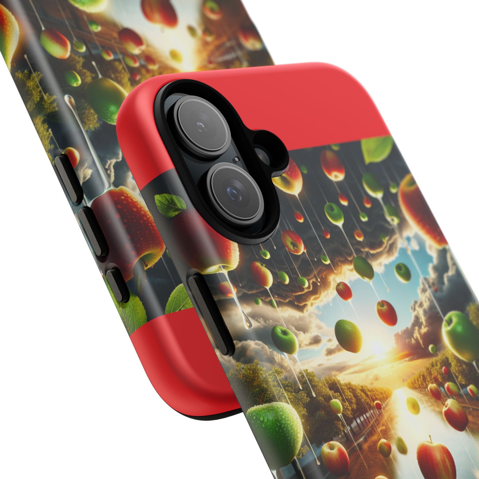 Vibrant Phone Case with Artistic Apple Design, Unique Gift for Art Lovers, Trendy Accessory for Any Occasion, Stylish Smartphone Cover