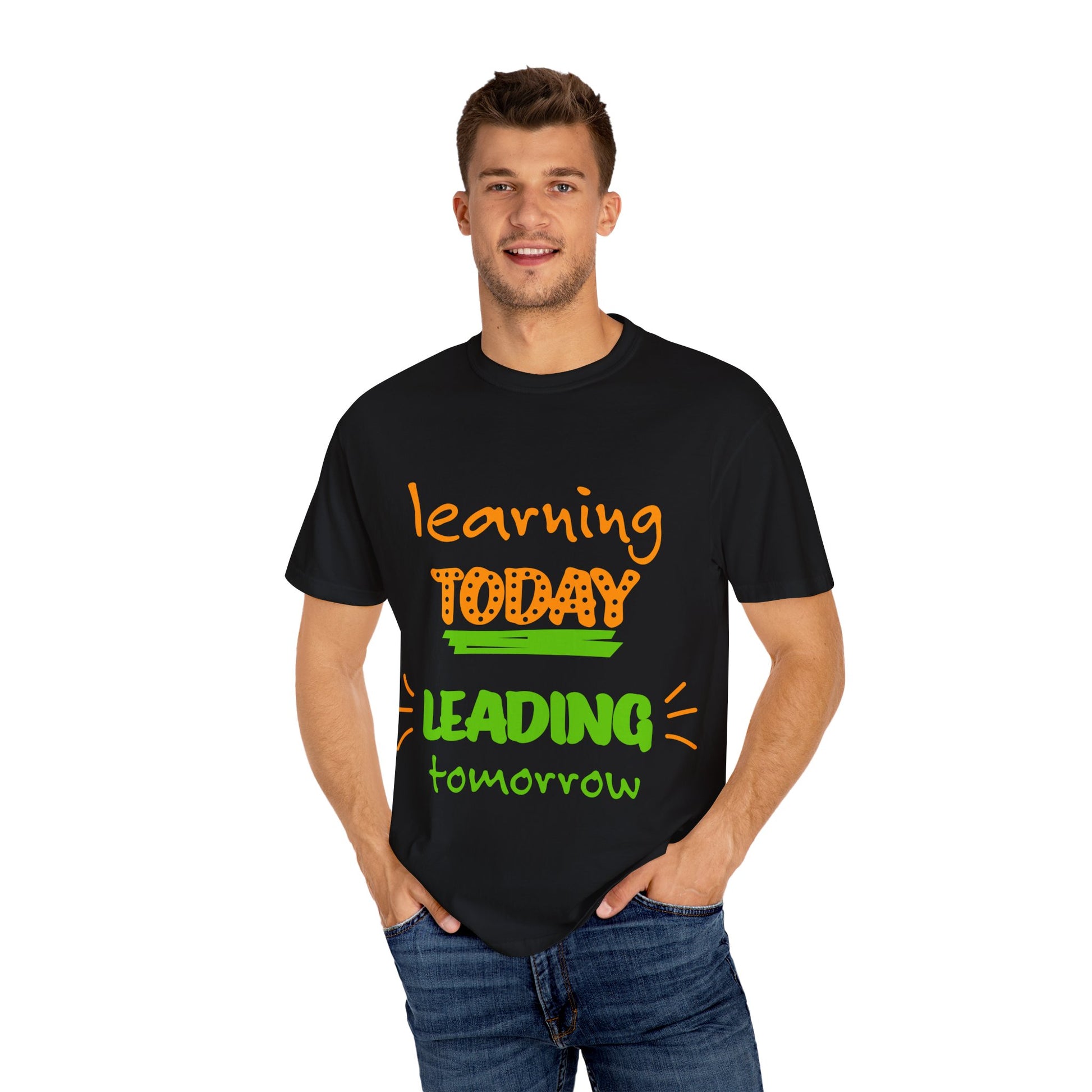 Learning Today Leading Tomorrow T-Shirt, Education Tee, Teacher Gift, School Spirit Shirt, Motivational Apparel