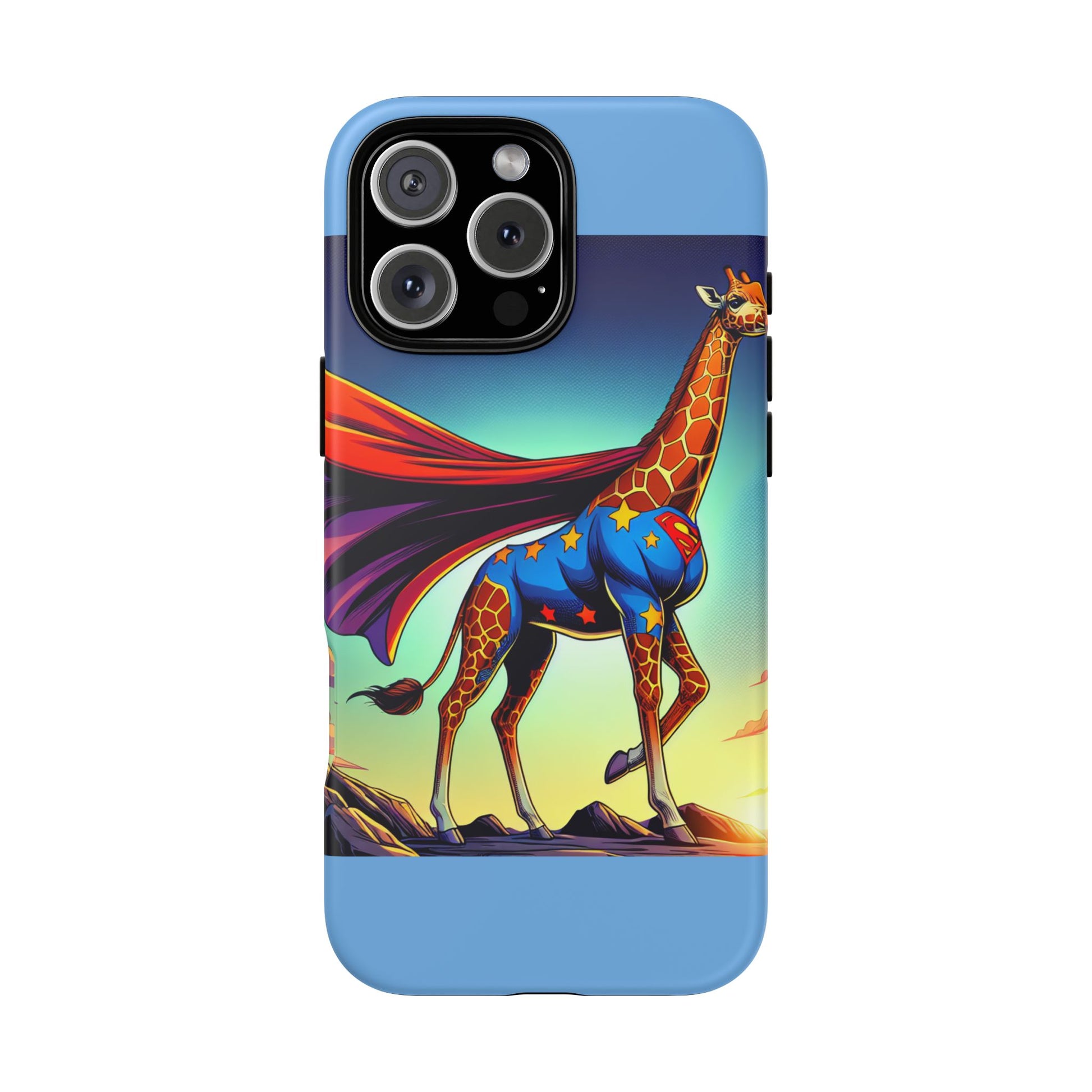 Superhero Giraffe Phone Case | Tough Cases, Unique Gifts, Animal Lover Accessories, Fun Tech Protectors, Cute Phone Covers, Birthday Gift