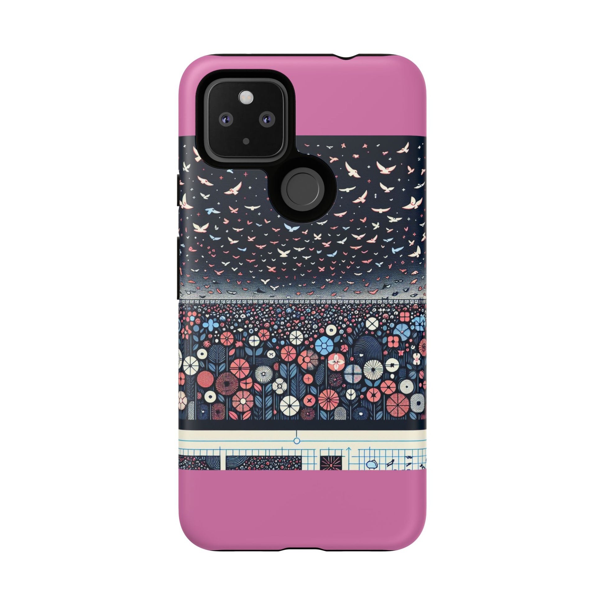 Floral Phone Case, Tough Cases for iPhone, Nature-Inspired Design, Gift for Her, Stylish Protection, Trending Accessory