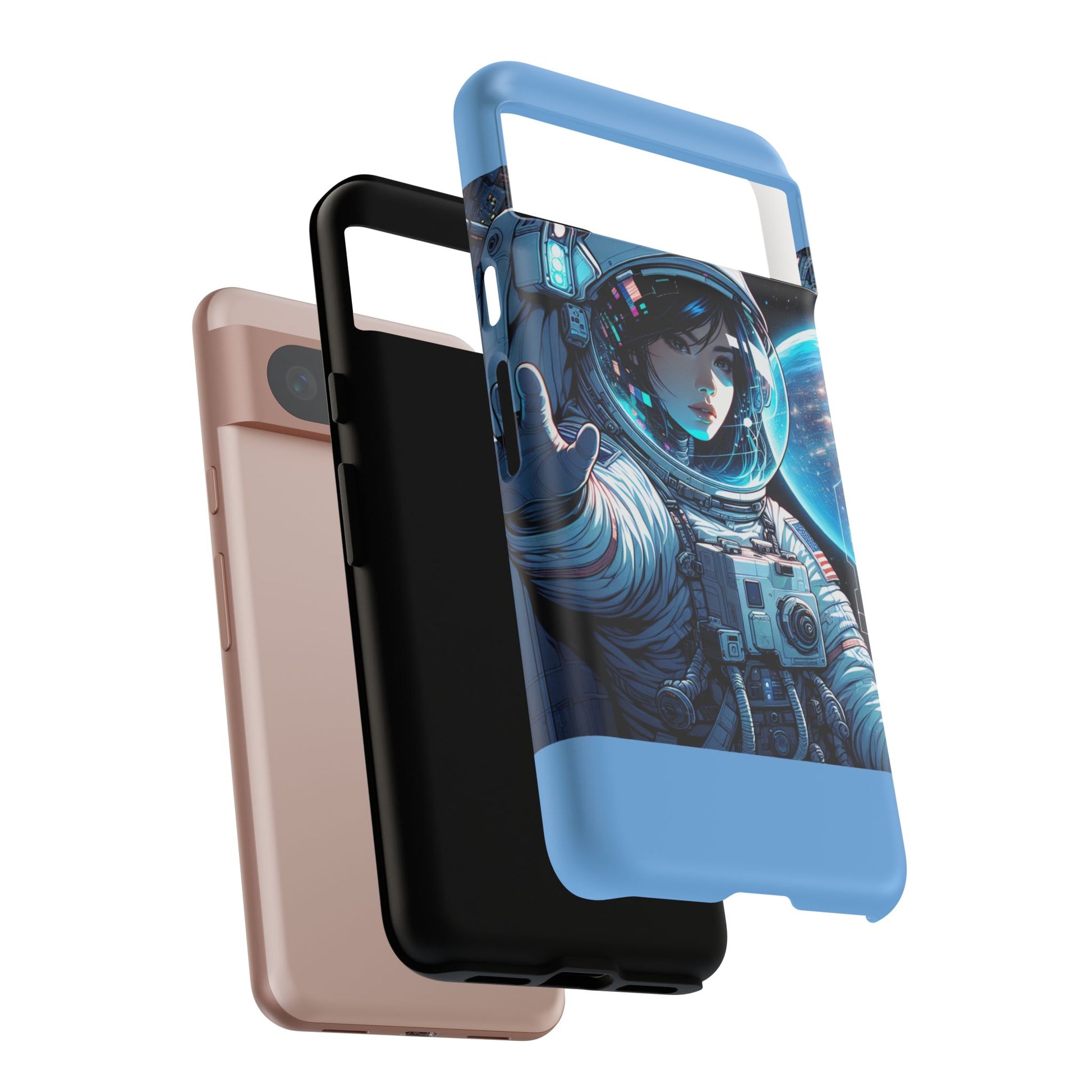 Astronaut Phone Case, Space-Themed Tough Case, Unique Gift for Science Lovers, Trendy Protection for Smartphones, Cool Tech Accessories