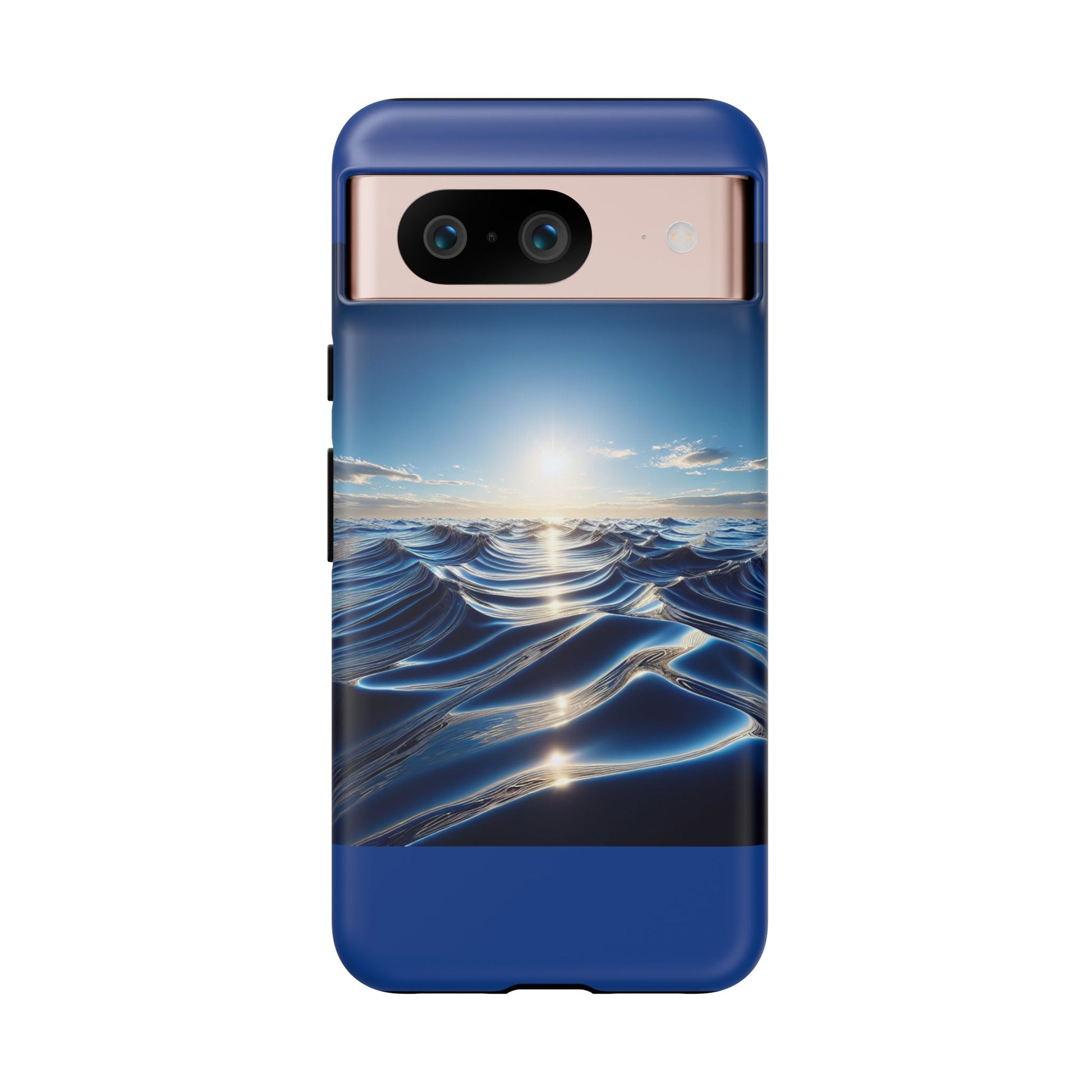 Ocean Wave Phone Case, Tough Phone Cover, Stylish Cell Case, Gift for Beach Lovers, Customizable Phone Accessory