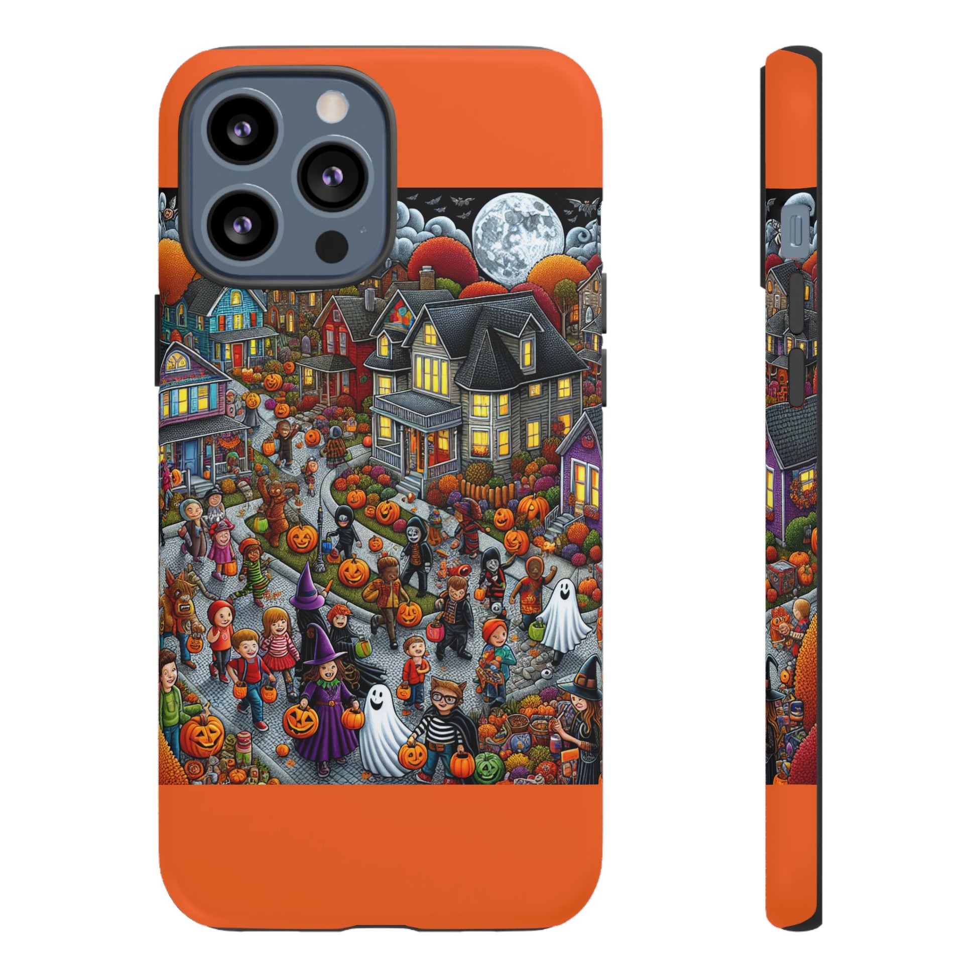 Halloween Phone Case, Tough Cases for Spooky Season, Fall Decor, Trick or Treat, Pumpkin Lovers, Ghost Design