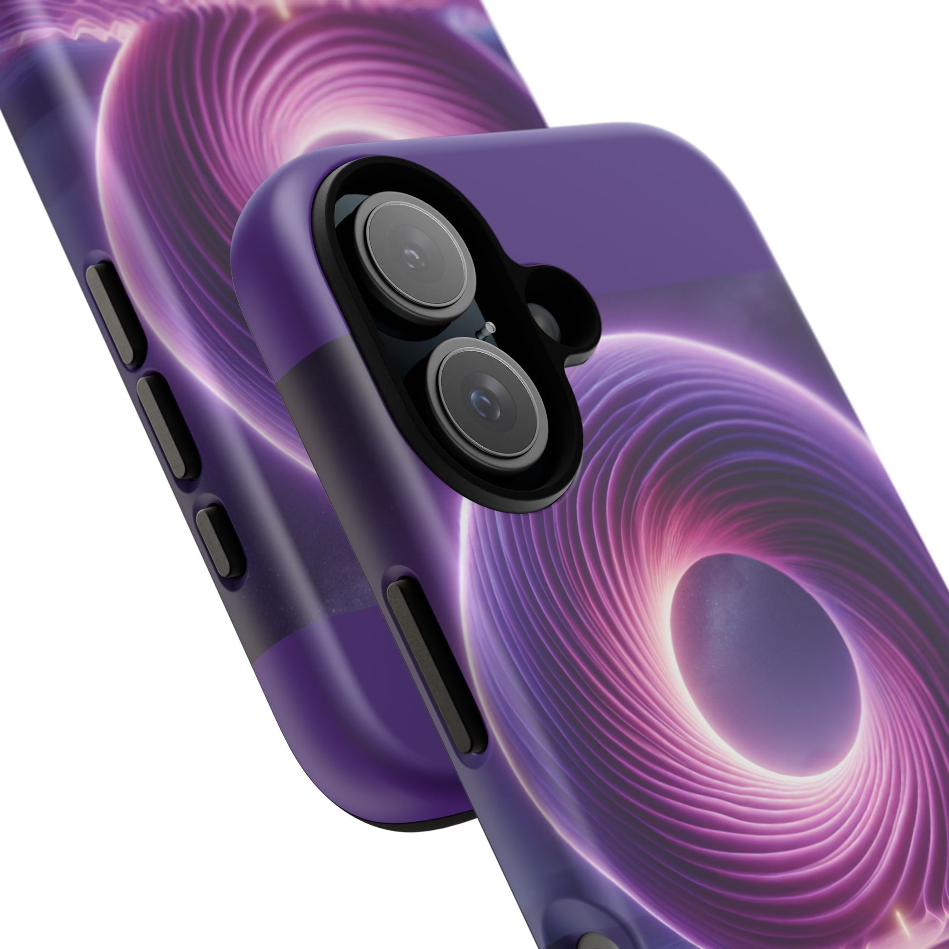 Colorful Phone Case with Swirling Design, Tough Phone Cover, Cosmic Phone Protector, Unique Gift for Tech Lovers, Stylish Smartphone Shell