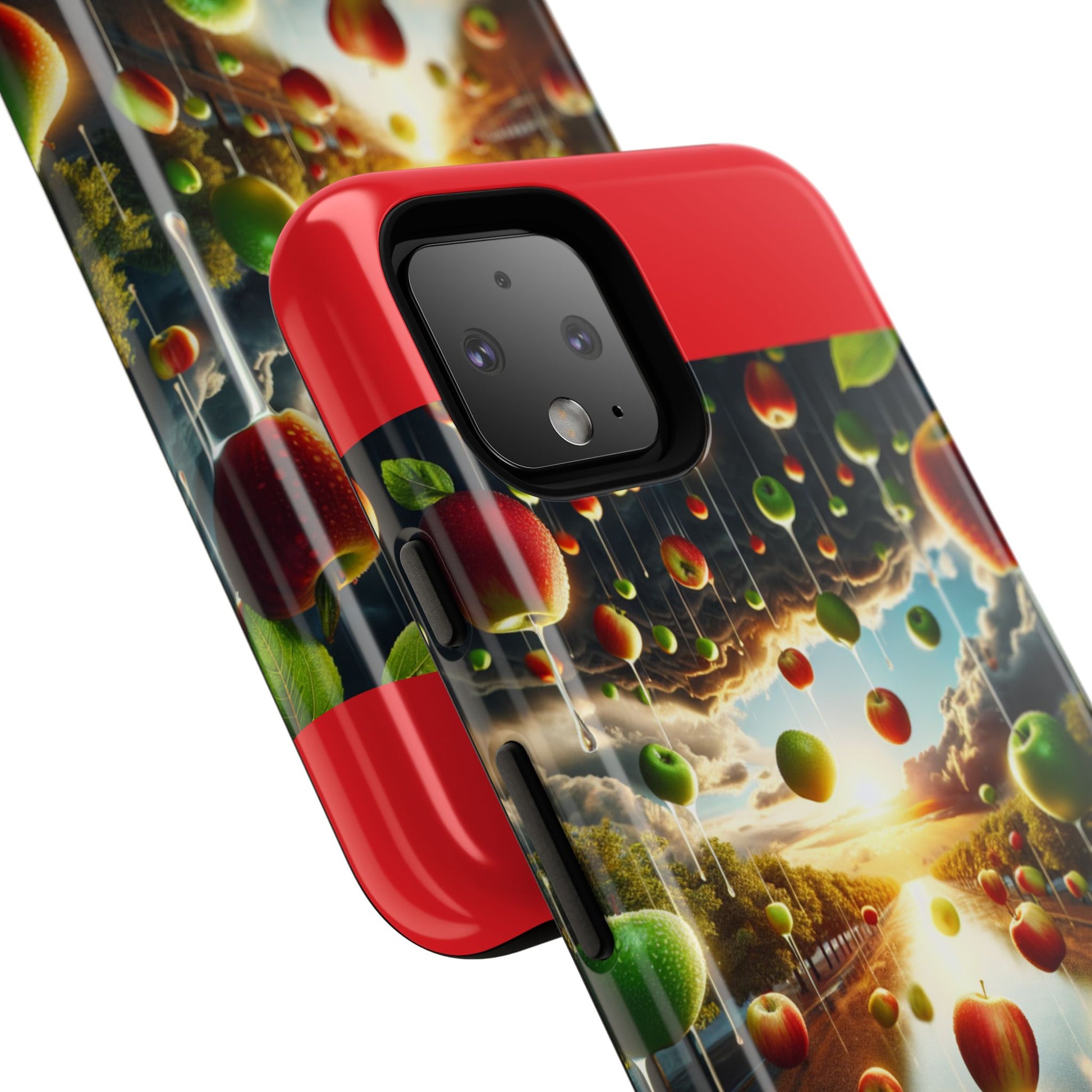 Vibrant Phone Case with Artistic Apple Design, Unique Gift for Art Lovers, Trendy Accessory for Any Occasion, Stylish Smartphone Cover