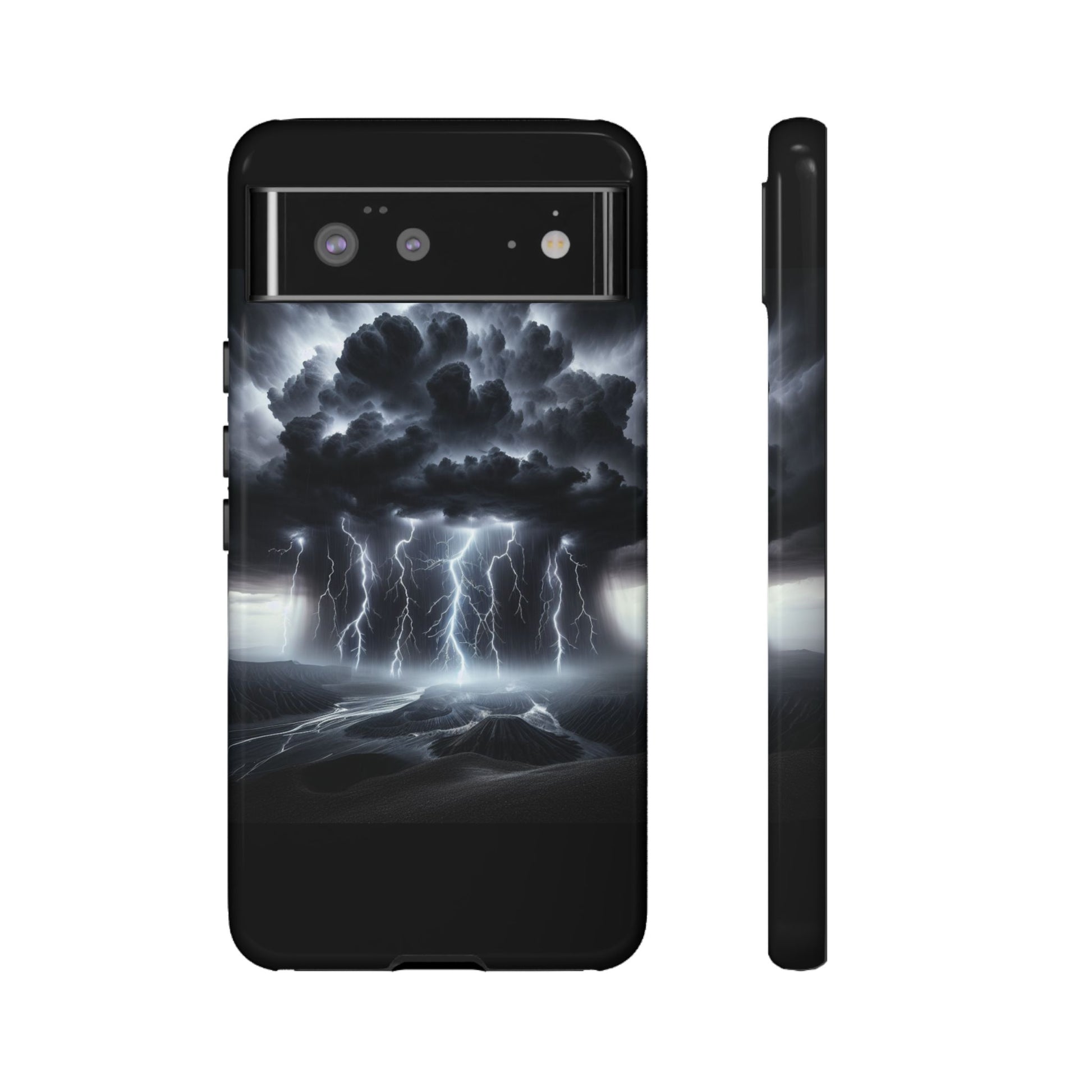 Tough Cases for the Bold: Stormy Thunder Phone Case, Lightning Protection, Durable Cover for Adventurers, Unique Gift for Nature [...]