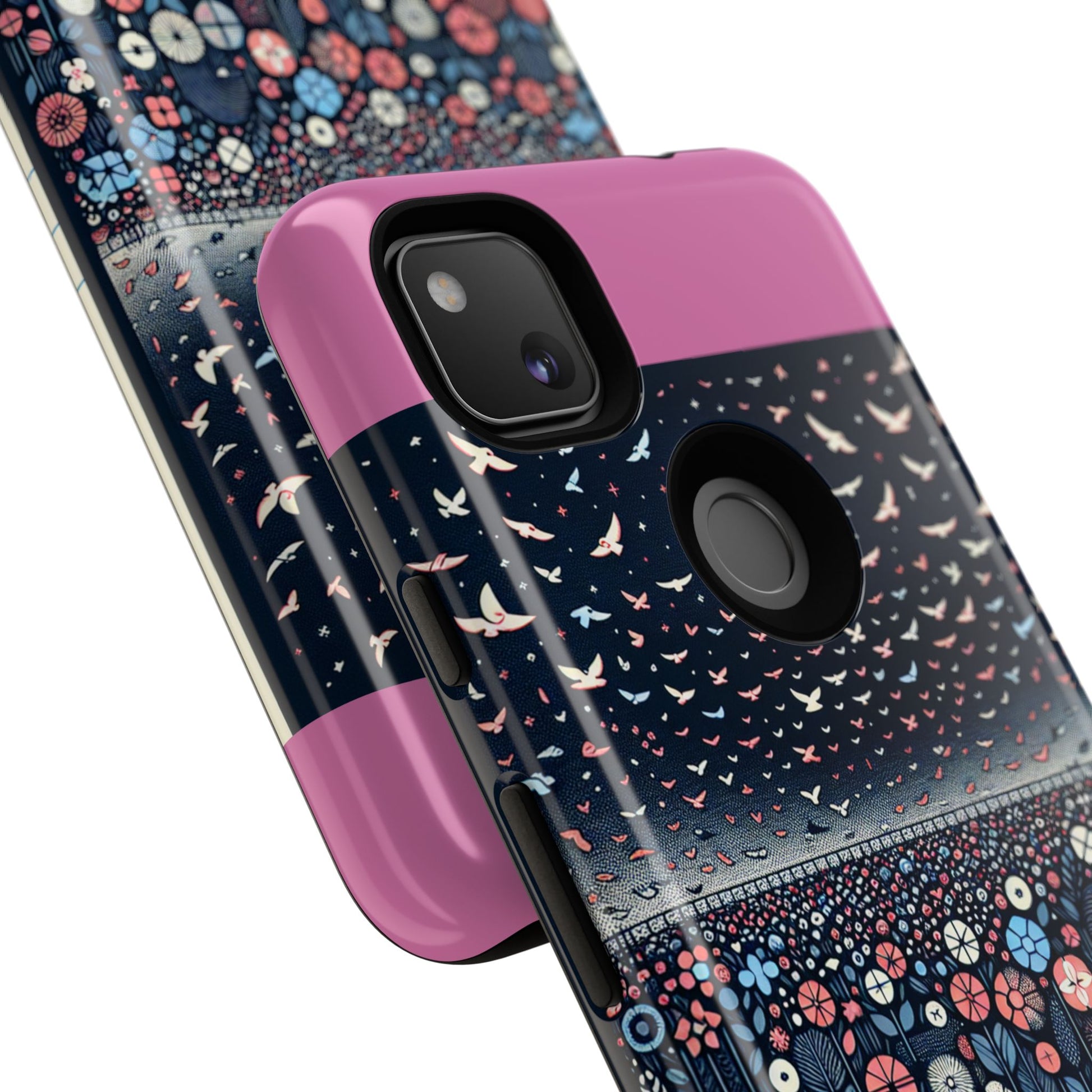 Floral Phone Case, Tough Cases for iPhone, Nature-Inspired Design, Gift for Her, Stylish Protection, Trending Accessory