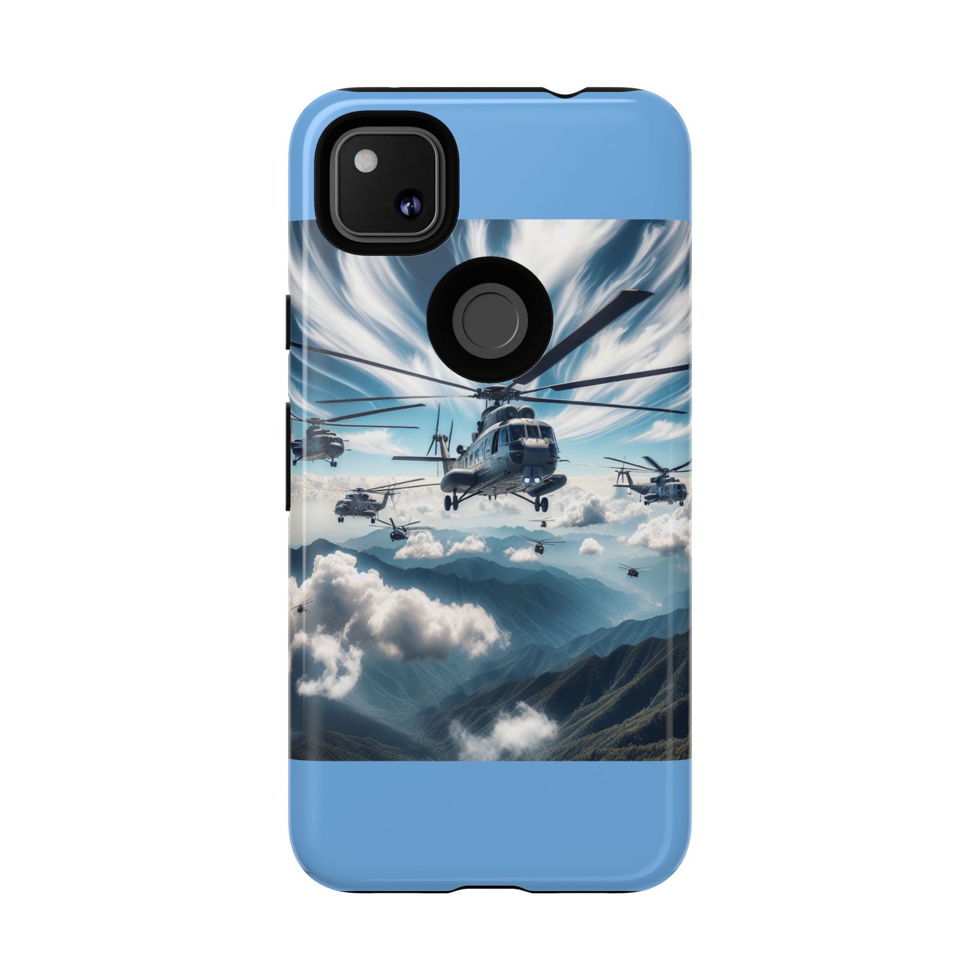 Tough Cases - Helicopter Design Phone Case, Military Style Cover, Unique Gift for Aviation Lovers, Durable Phone Protector, Hobbyist [...]