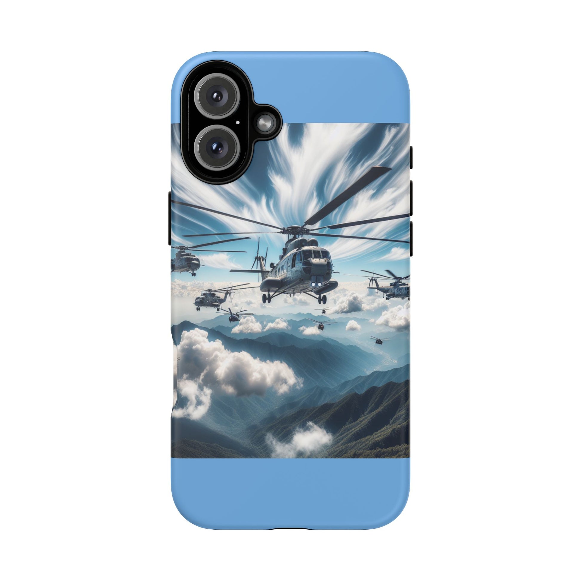 Tough Cases - Helicopter Design Phone Case, Military Style Cover, Unique Gift for Aviation Lovers, Durable Phone Protector, Hobbyist [...]