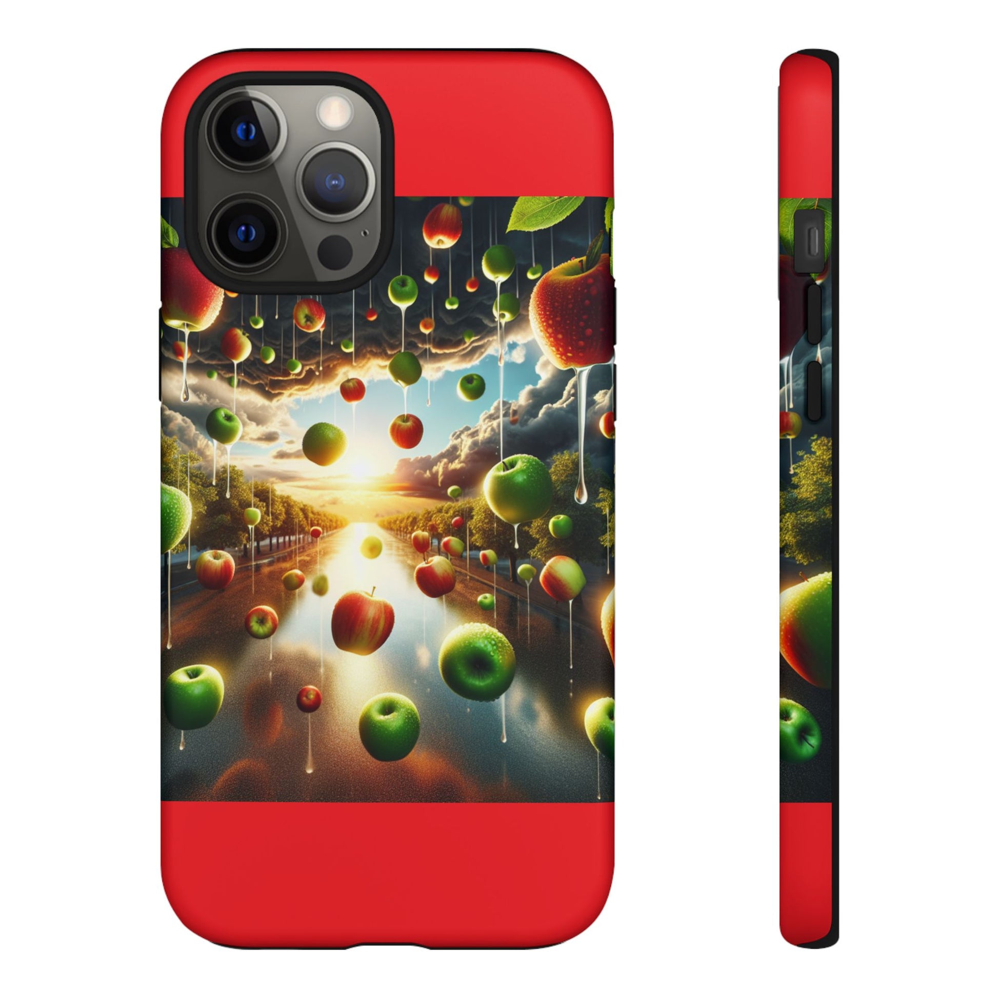 Vibrant Phone Case with Artistic Apple Design, Unique Gift for Art Lovers, Trendy Accessory for Any Occasion, Stylish Smartphone Cover