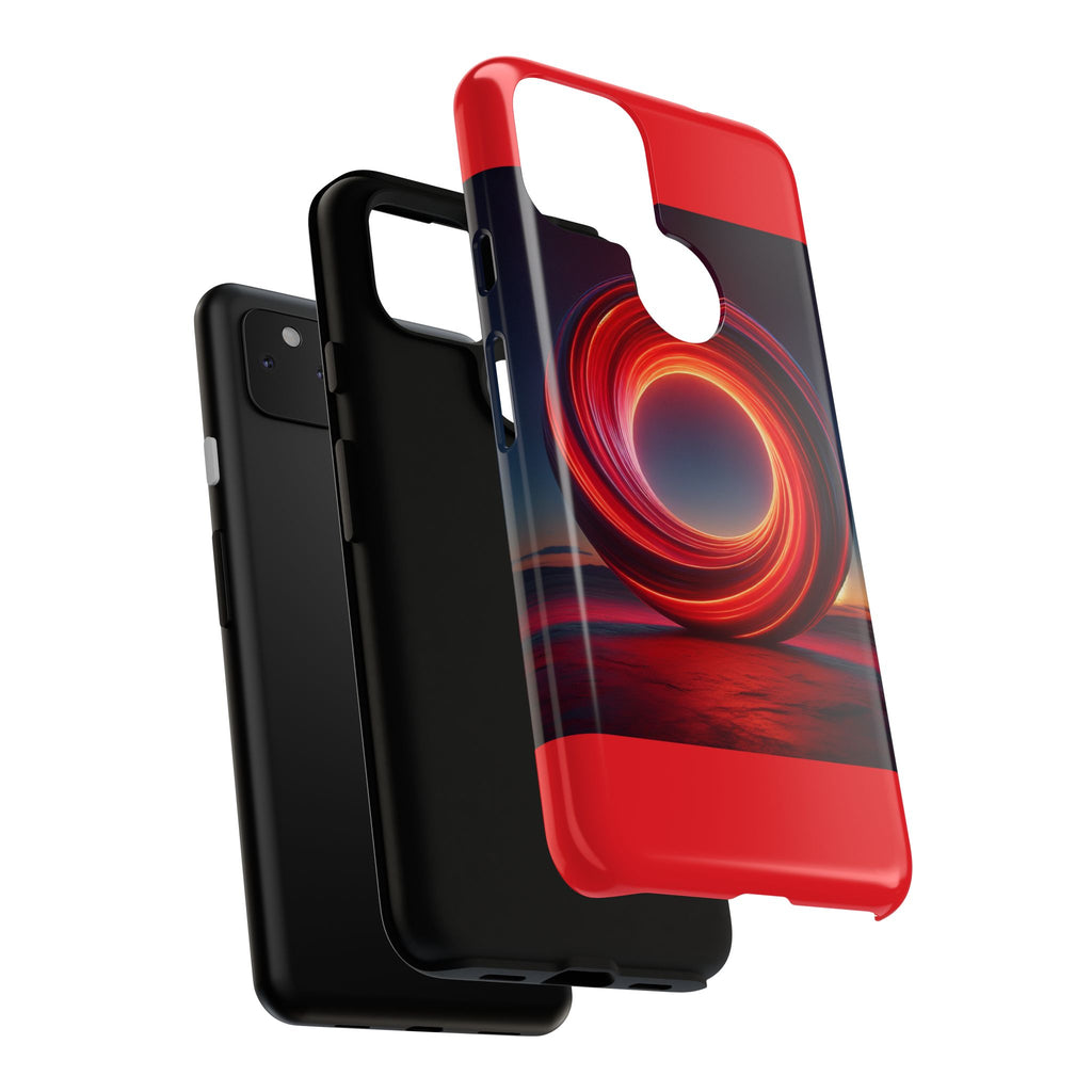 Vibrant Phone Case with Abstract Design, Tough Cases for Tech Lovers, Sleek Protection, Gift for Friends, Customizable Mobile Accessory