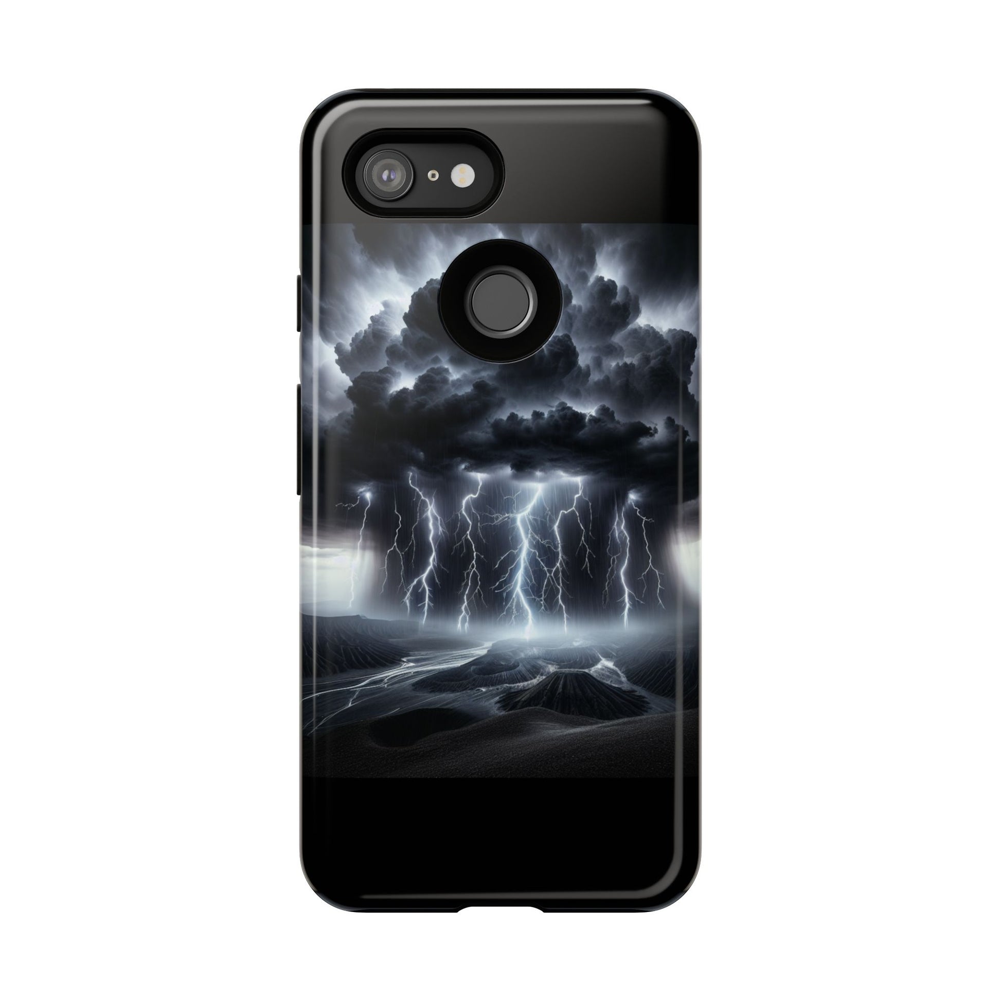 Tough Cases for the Bold: Stormy Thunder Phone Case, Lightning Protection, Durable Cover for Adventurers, Unique Gift for Nature [...]