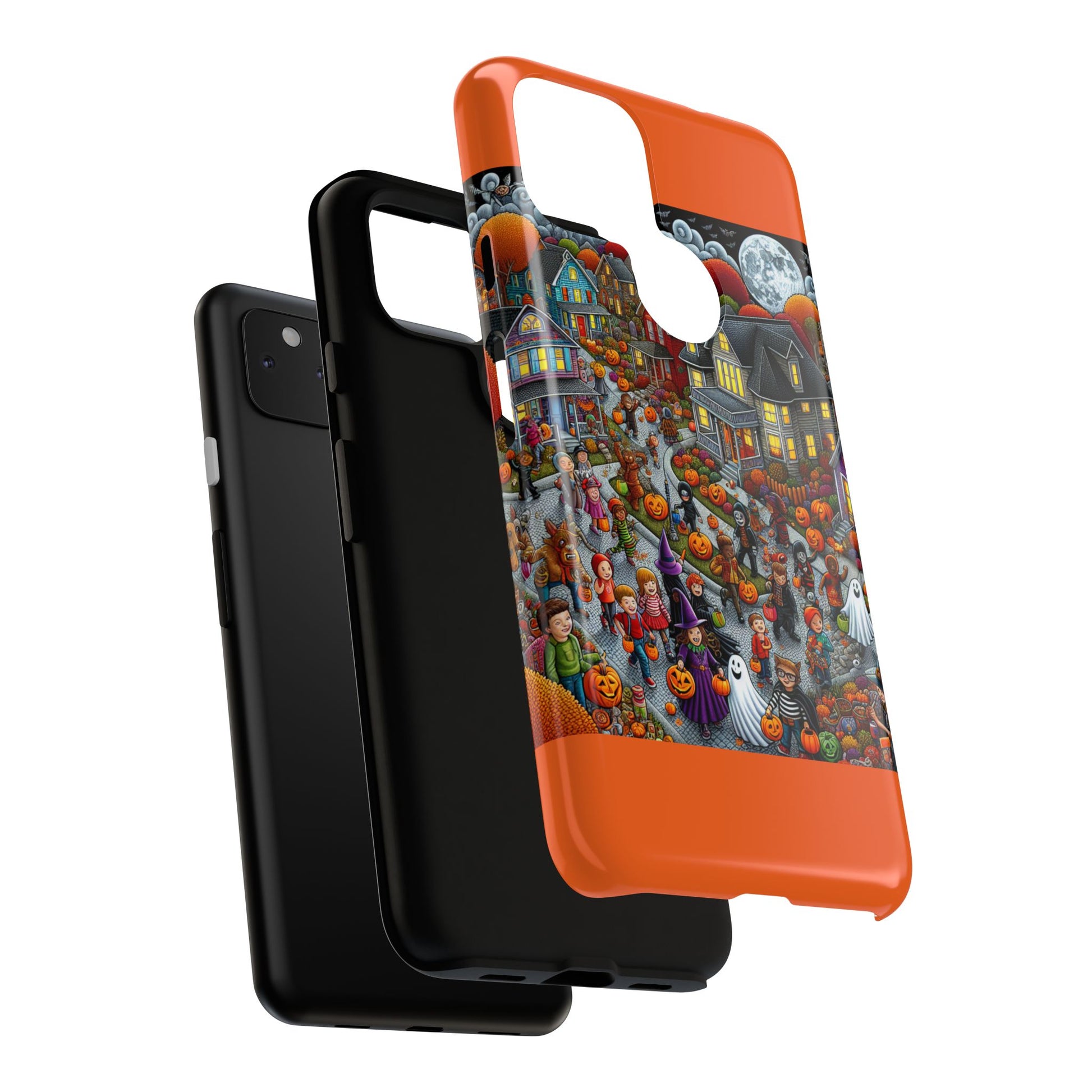 Halloween Phone Case, Tough Cases for Spooky Season, Fall Decor, Trick or Treat, Pumpkin Lovers, Ghost Design