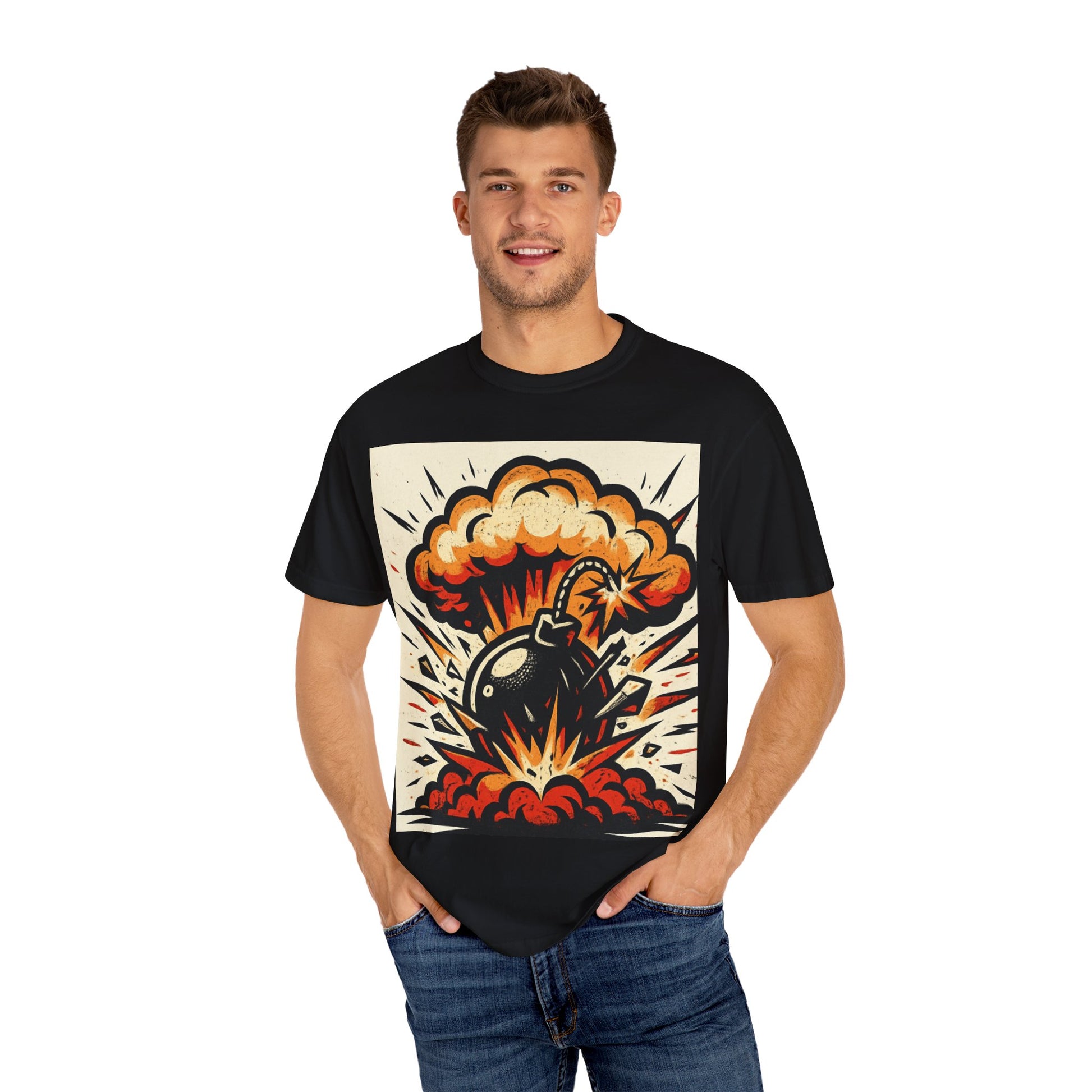 Explosive Graphic T-Shirt for Bold Statements