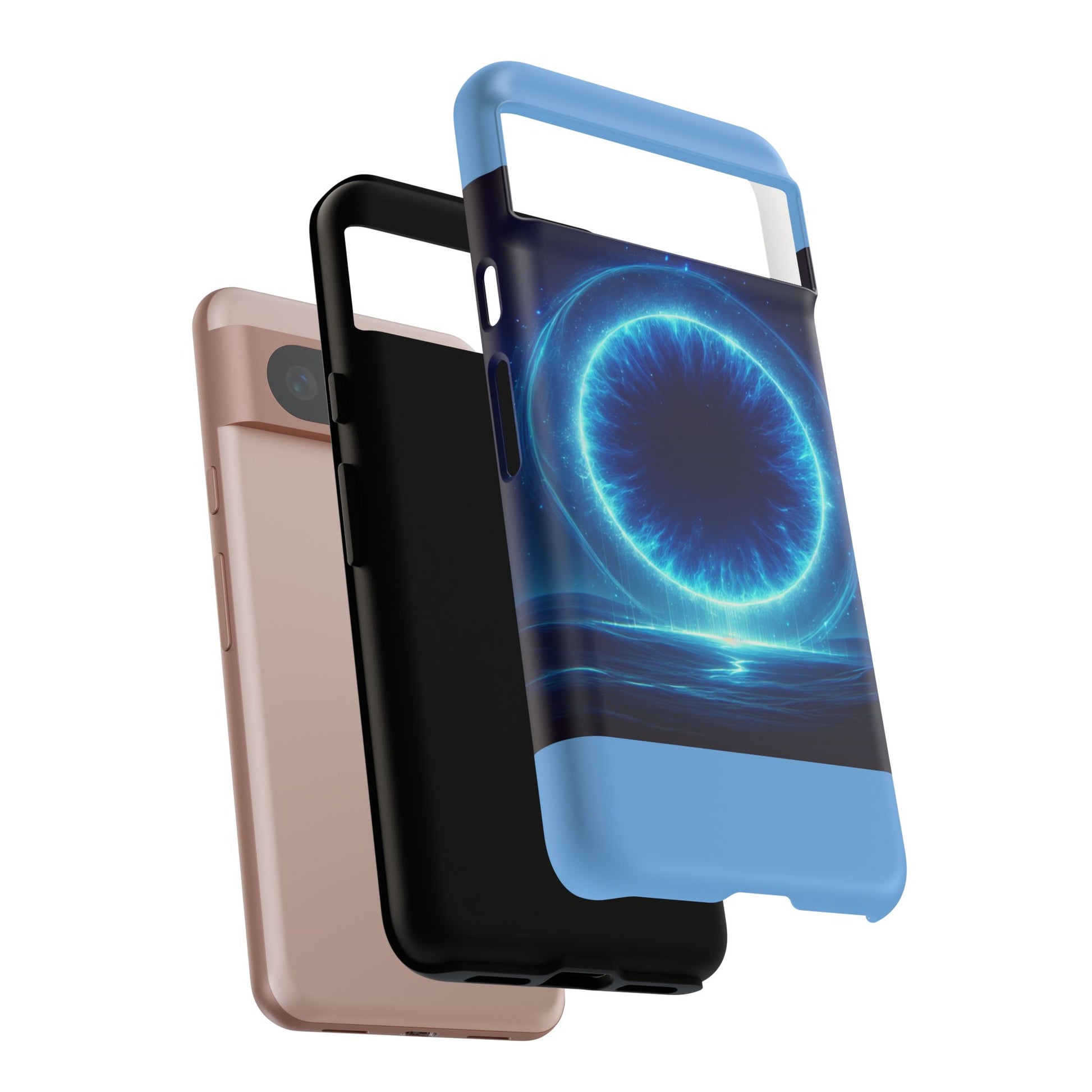 Blue Galaxy Phone Case, Tough Phone Cover, Cosmic Protection Case, Space Design, Gift for Space Lovers