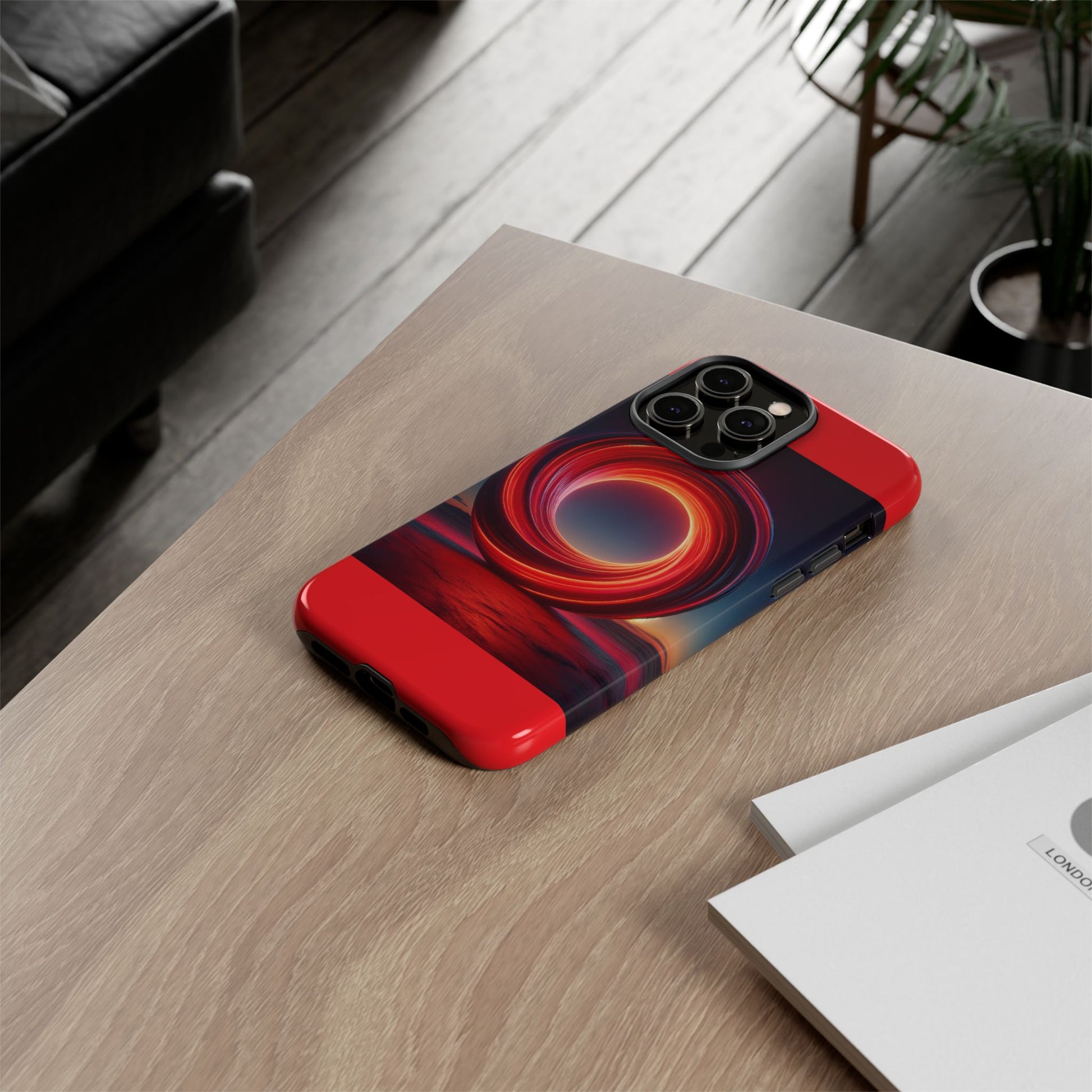 Vibrant Phone Case with Abstract Design, Tough Cases for Tech Lovers, Sleek Protection, Gift for Friends, Customizable Mobile Accessory