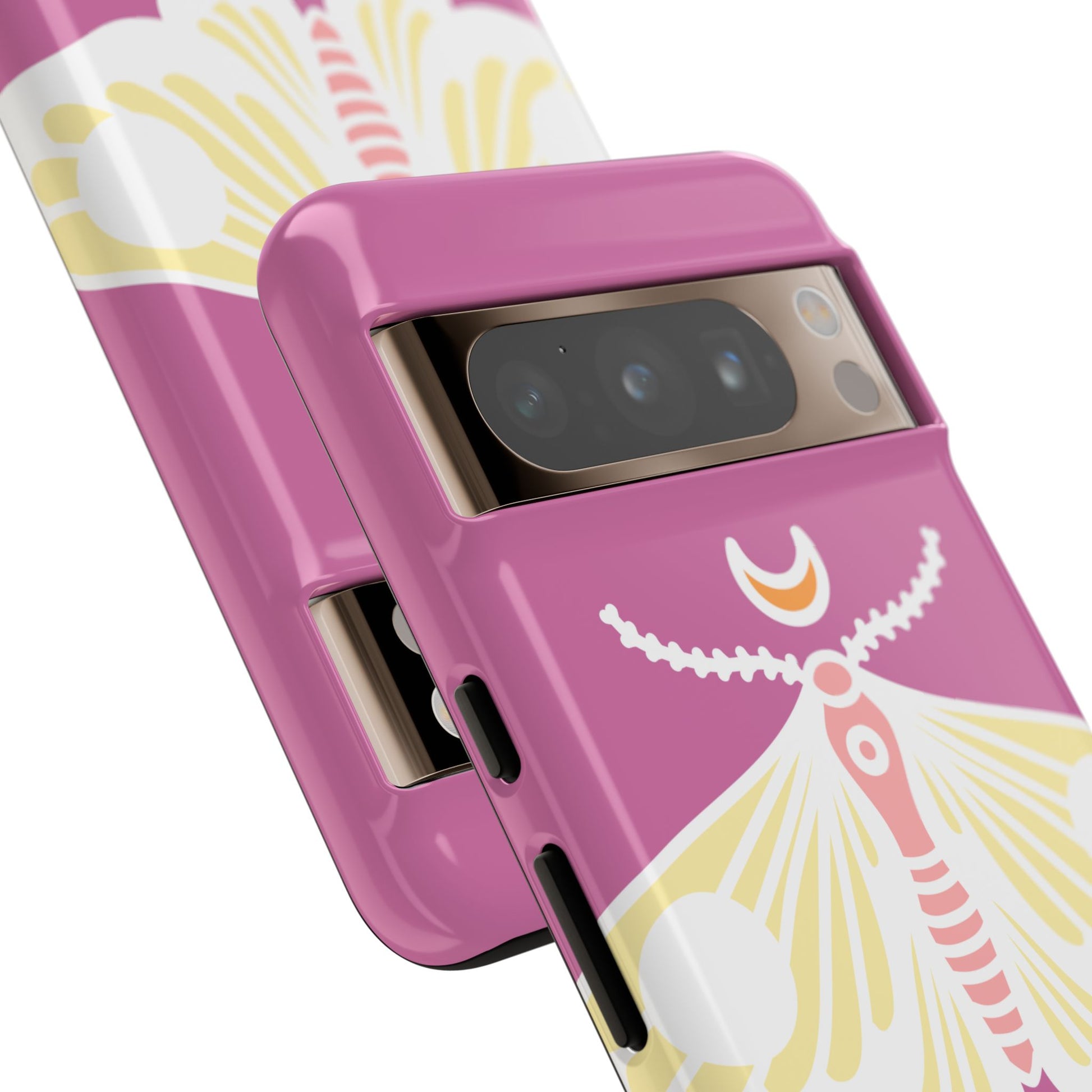 Colorful Moth Phone Case | Tough Cases for iPhone, Unique Gift, Nature Lovers, Boho Style, Trendy Accessories